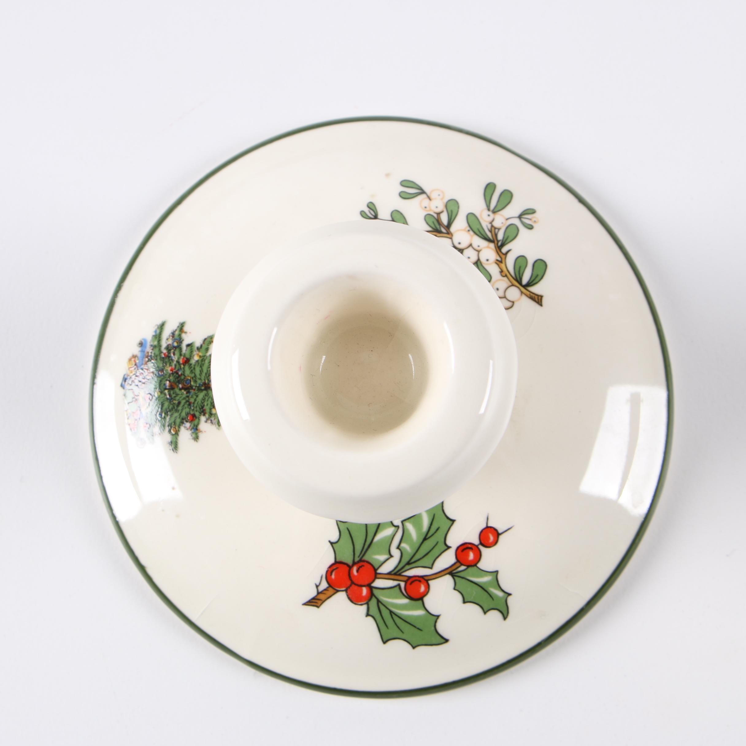 Cuthbertson "Christmas Tree" Ceramic and Glass Dinnerware
