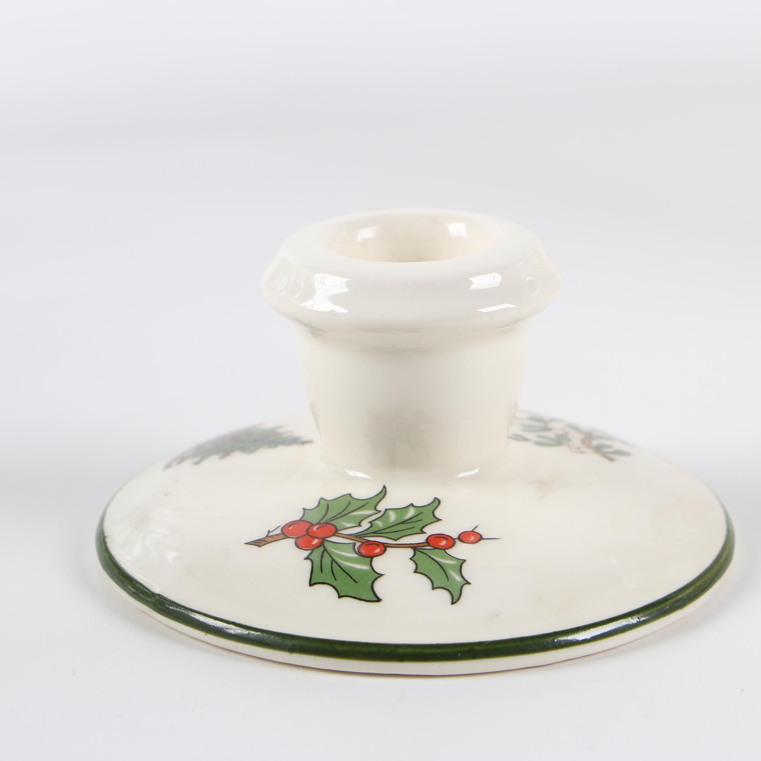 Cuthbertson "Christmas Tree" Ceramic and Glass Dinnerware