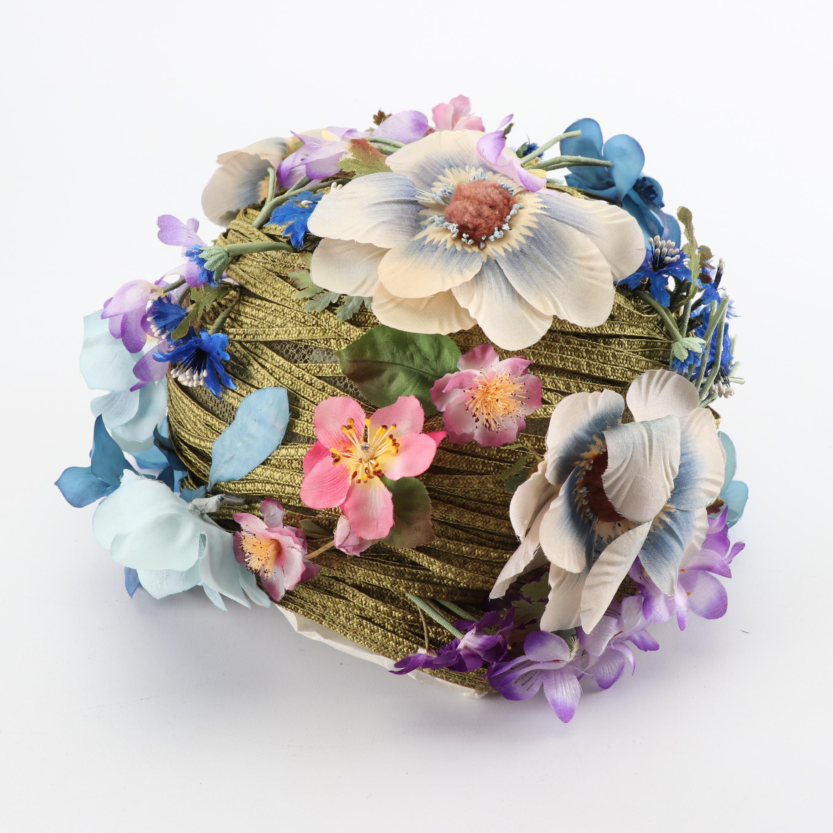 Women's Vintage Hats and Hat Boxes including Schiaparelli