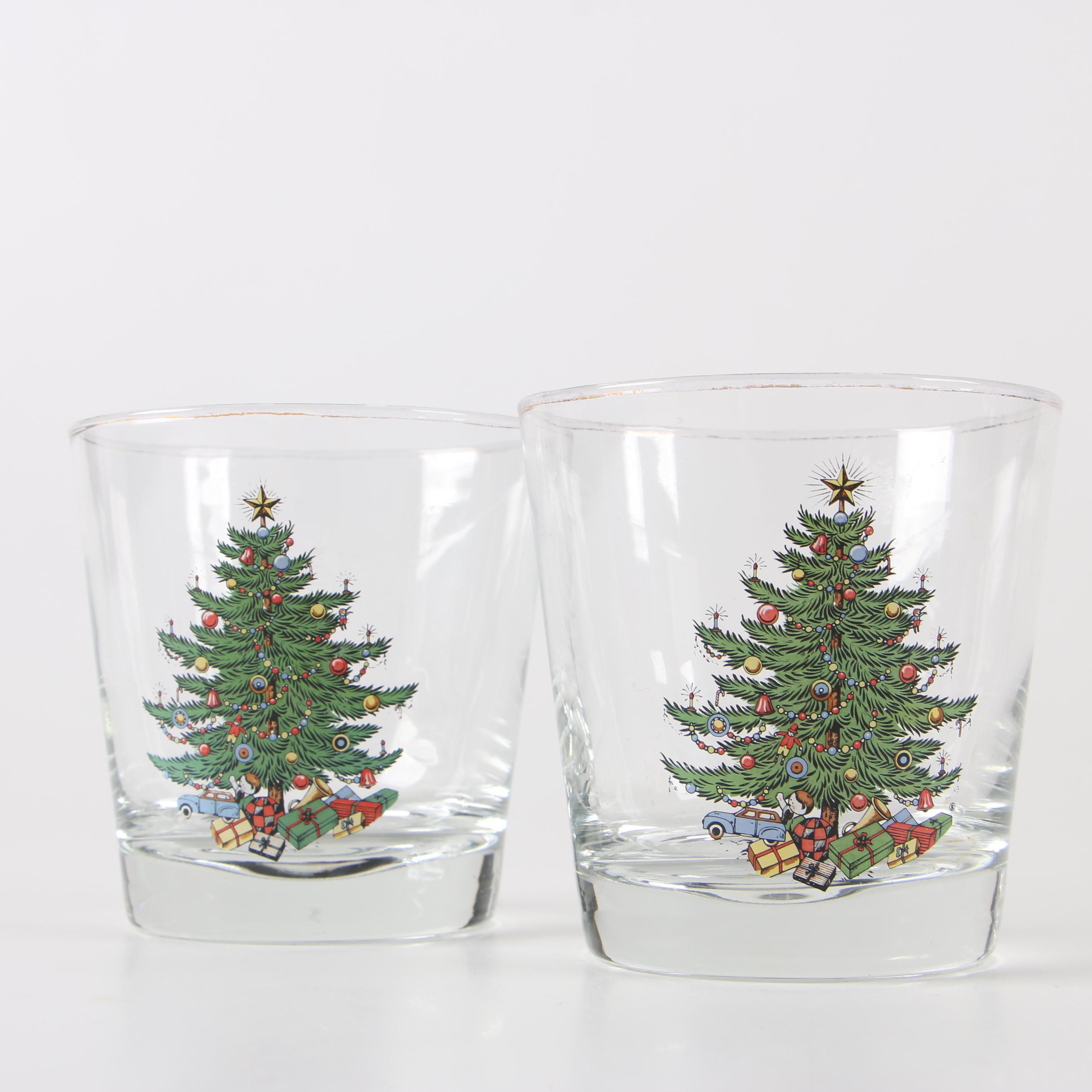 Cuthbertson "Christmas Tree" Ceramic and Glass Dinnerware