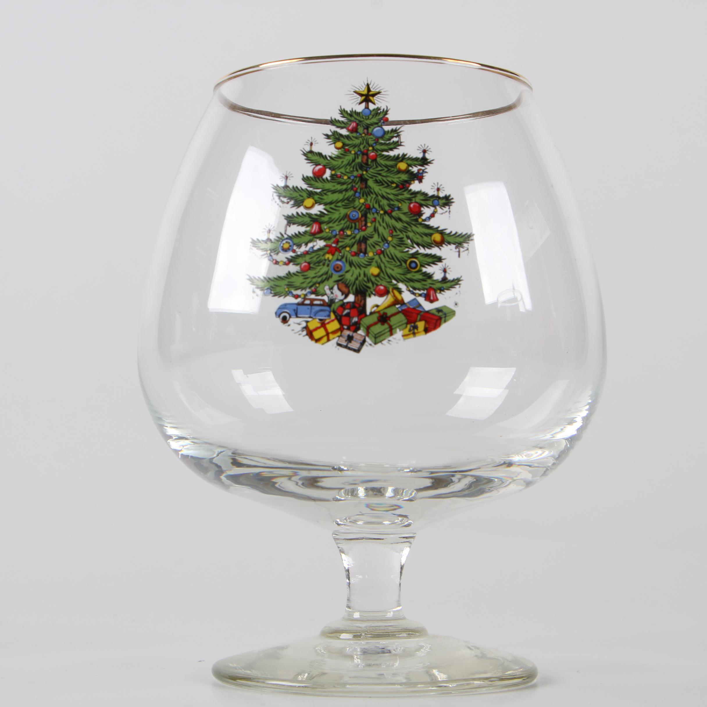 Cuthbertson "Christmas Tree" Ceramic and Glass Dinnerware