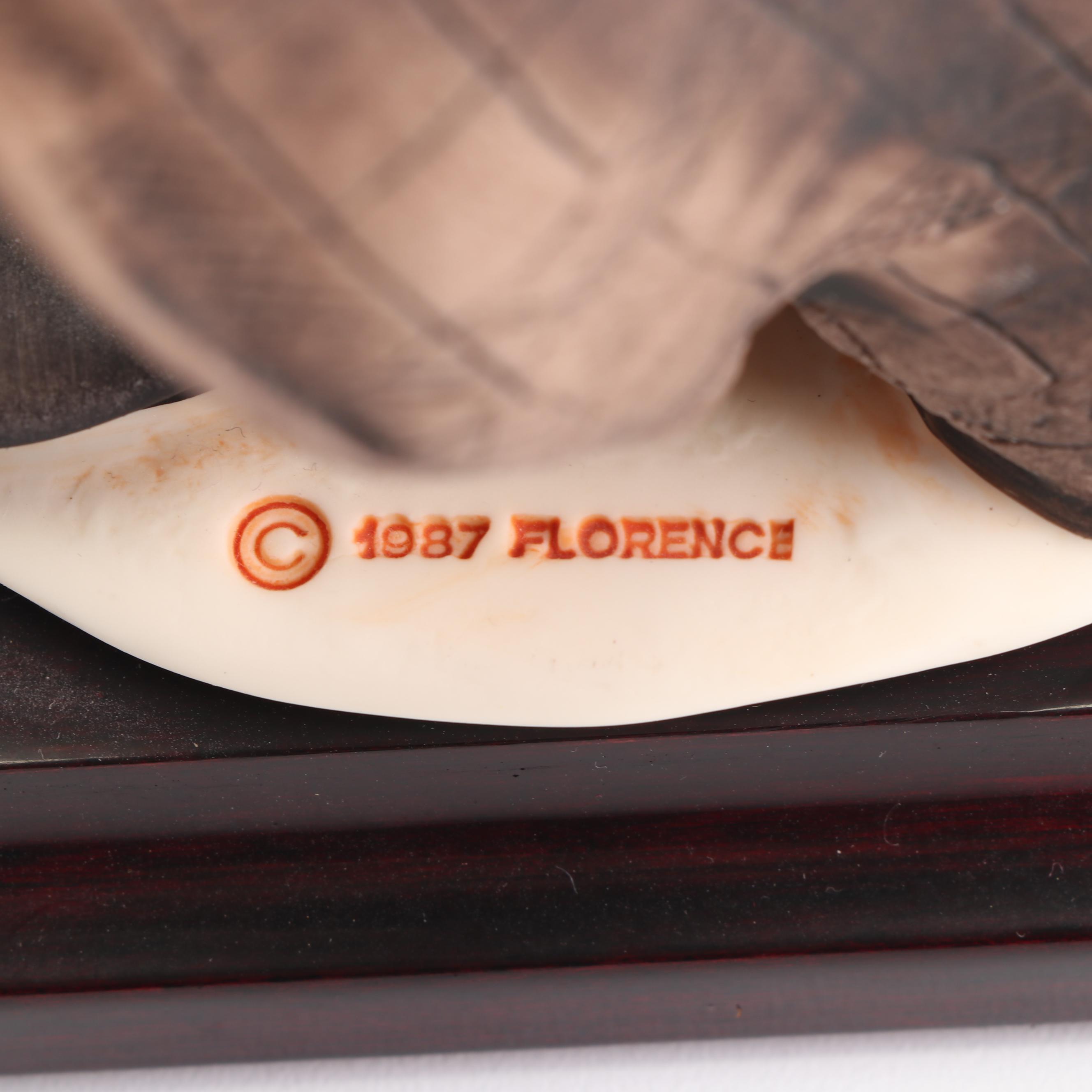 Giuseppe Armani "The Musical Clown" Porcelain Sculpture, 1980s