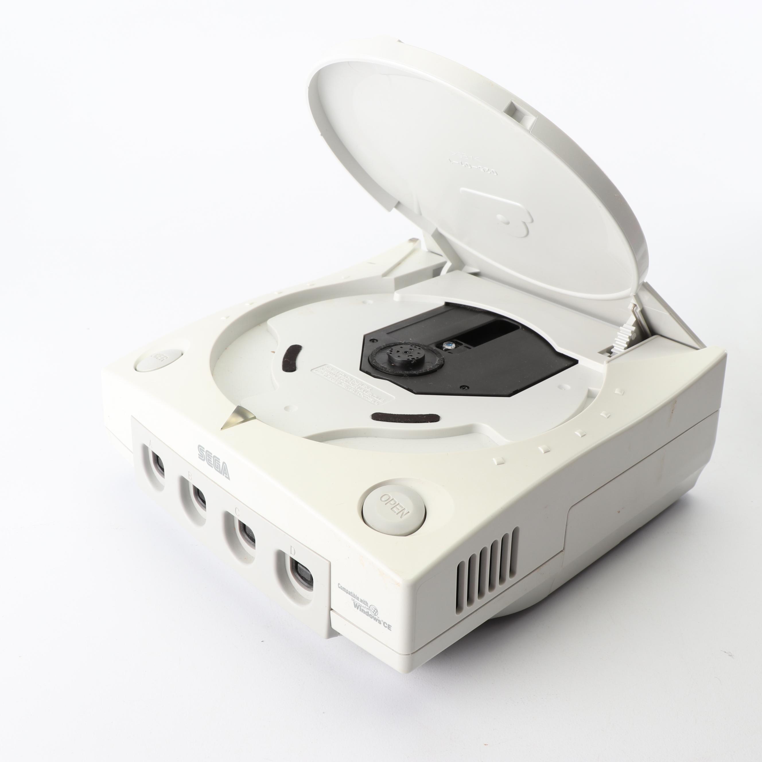 Sega Dreamcast and Nintendo Gamecube with Game Boy Player Attachment and Games