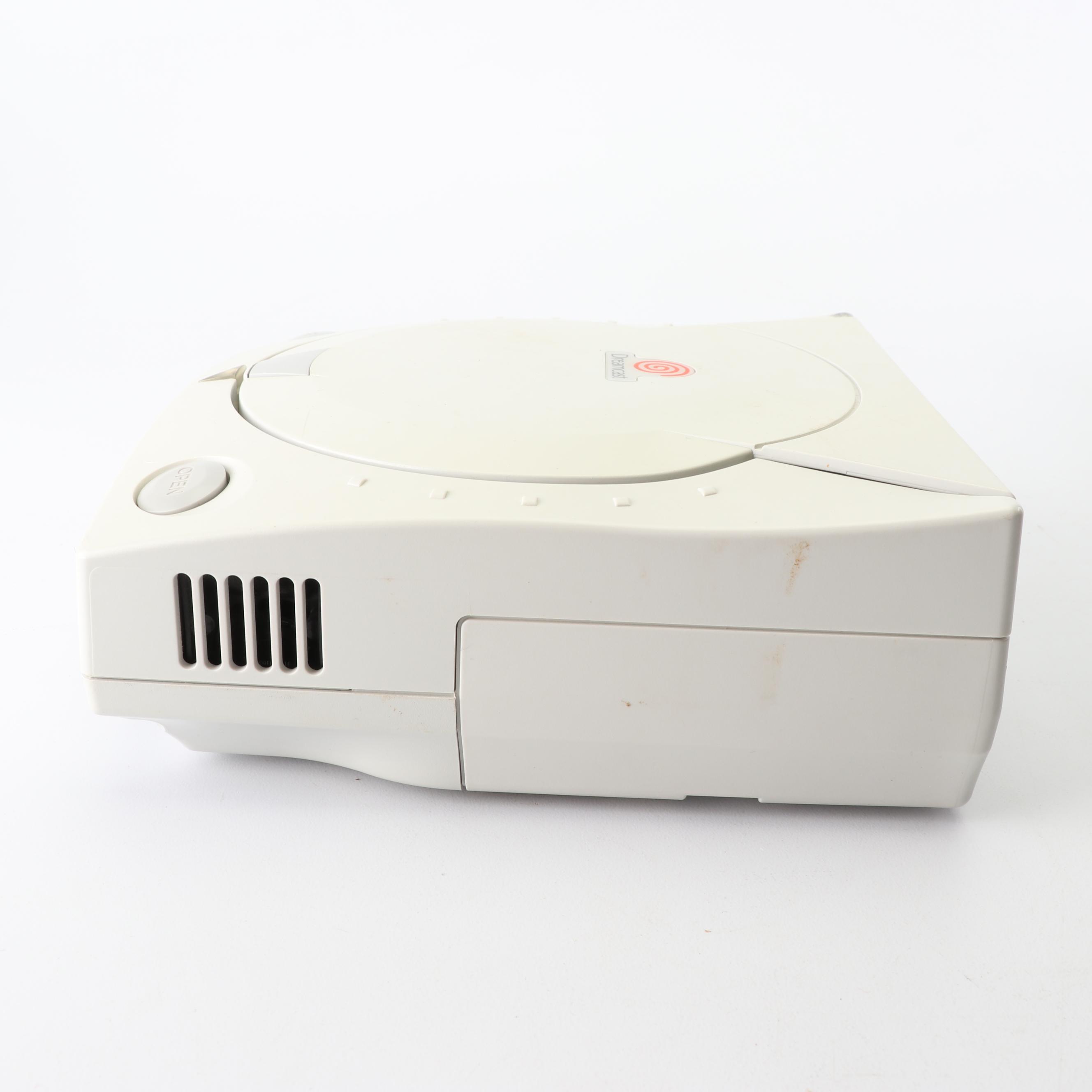 Sega Dreamcast and Nintendo Gamecube with Game Boy Player Attachment and Games