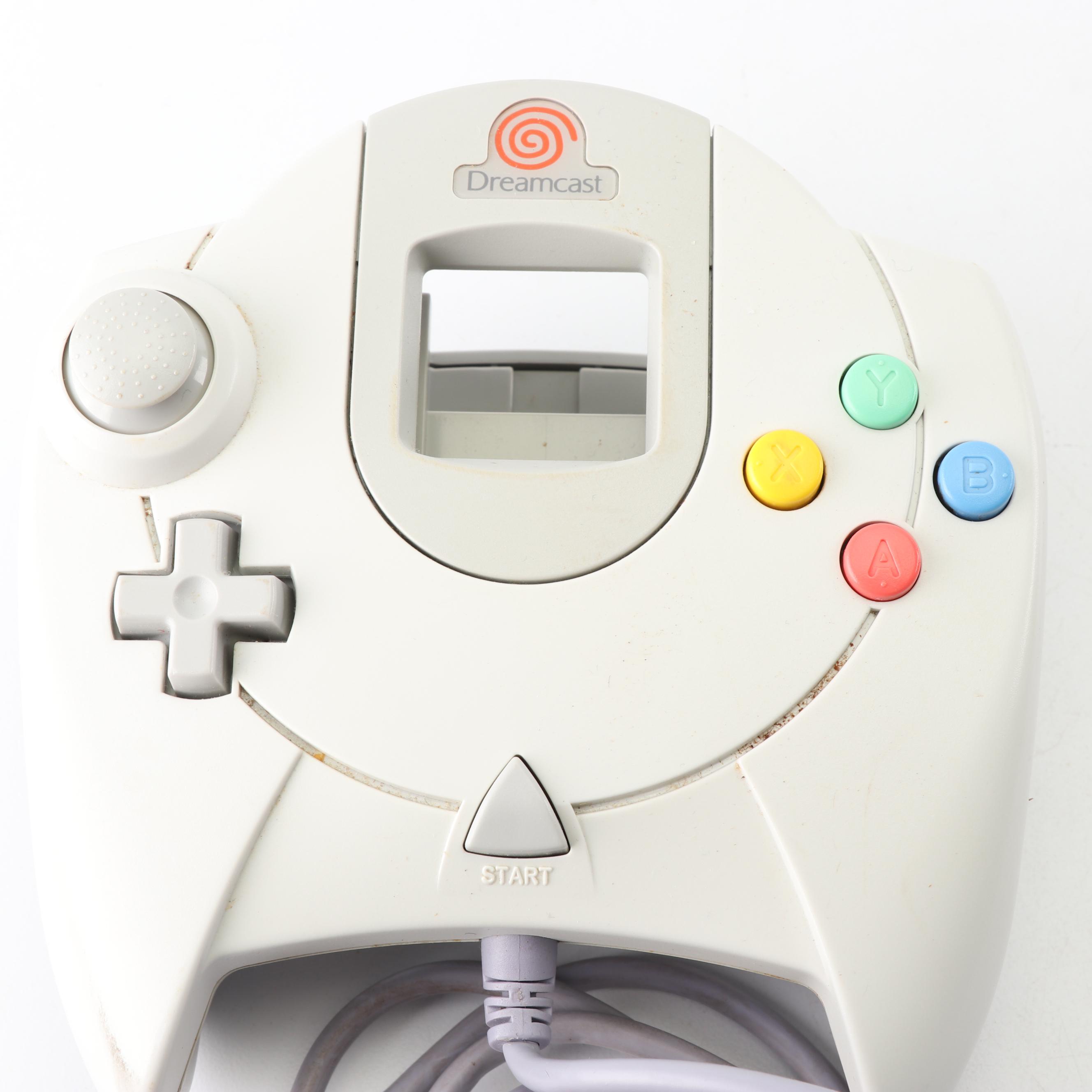 Sega Dreamcast and Nintendo Gamecube with Game Boy Player Attachment and Games