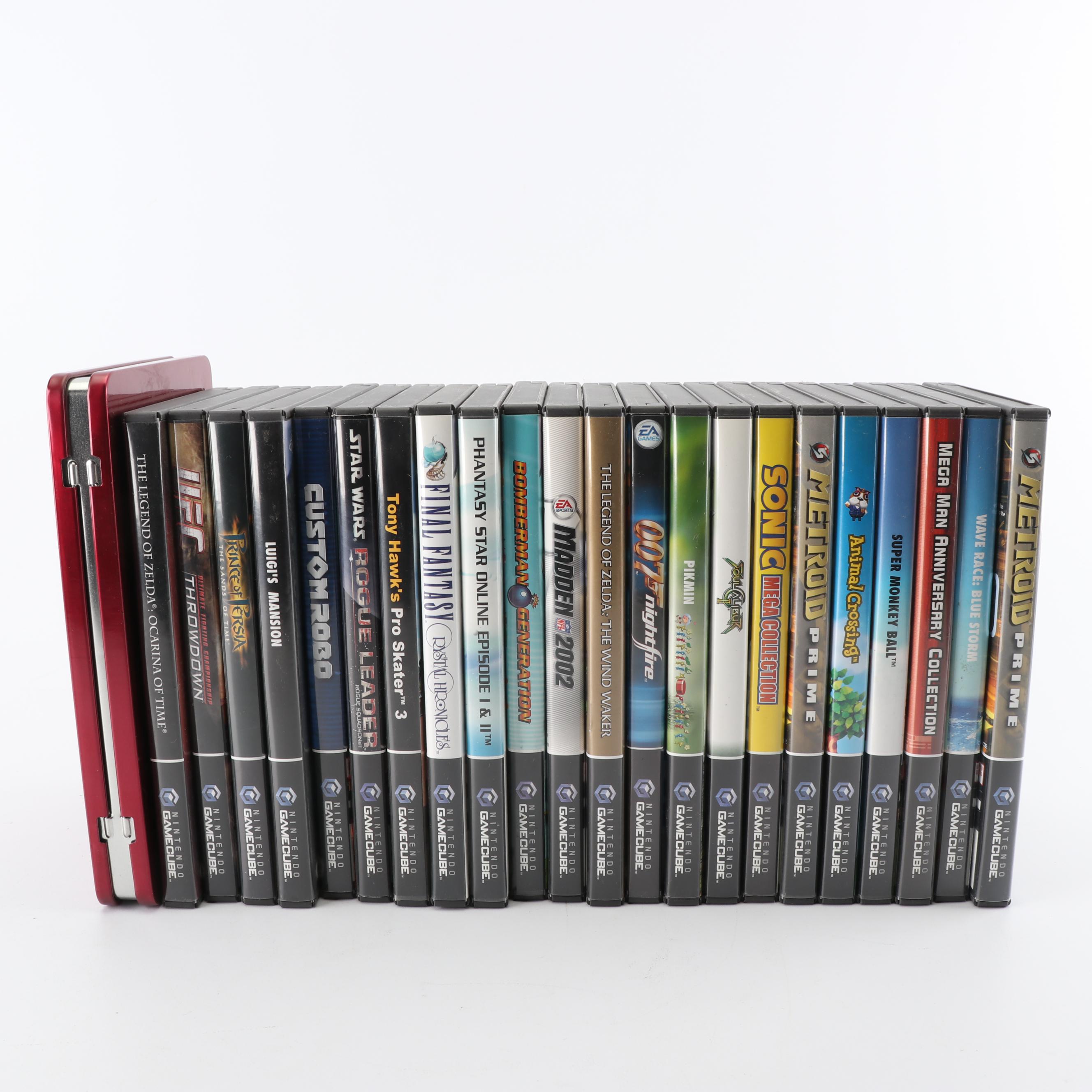 Sega Dreamcast and Nintendo Gamecube with Game Boy Player Attachment and Games