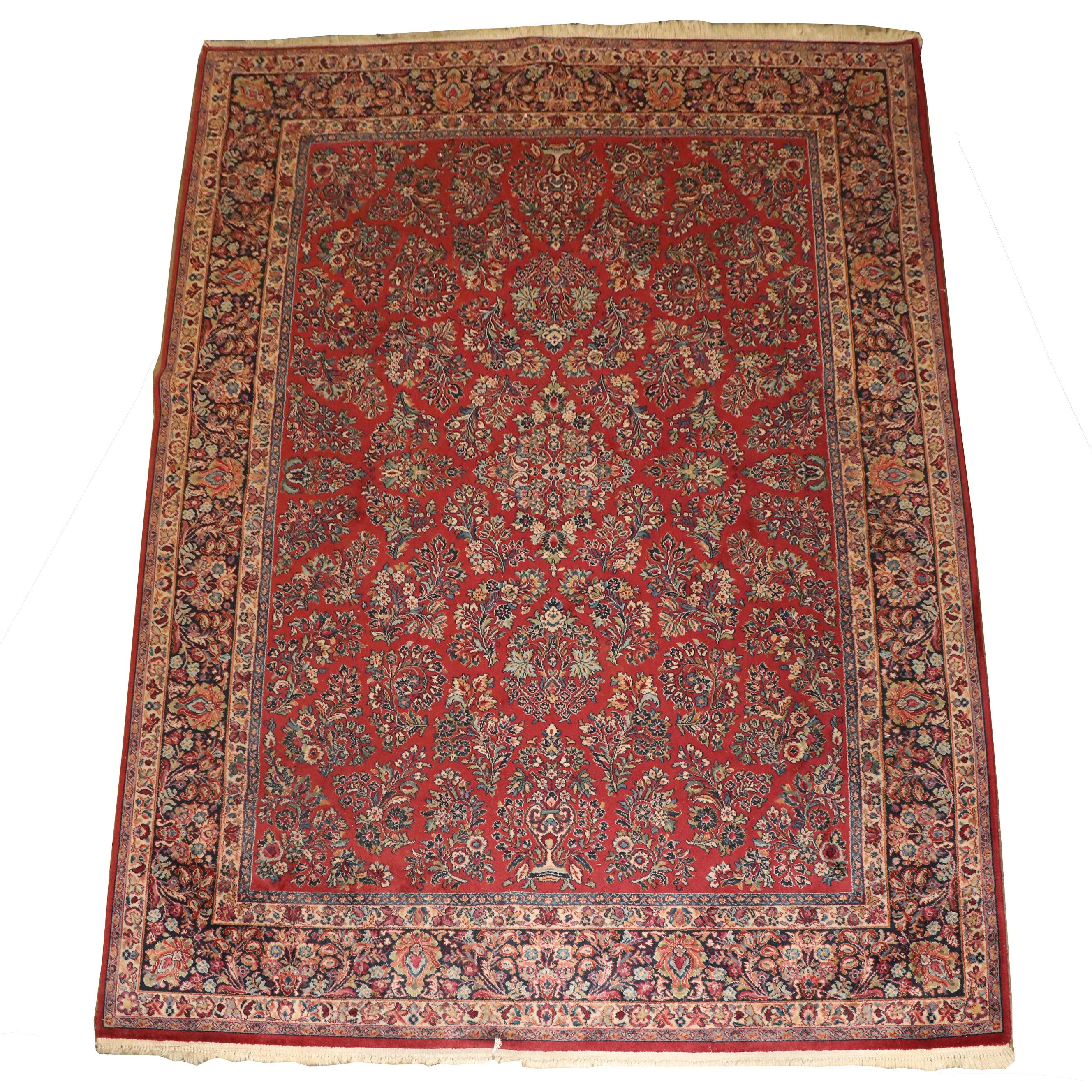 Power-Loomed Karastan "Sarouk" Wool Area Rug