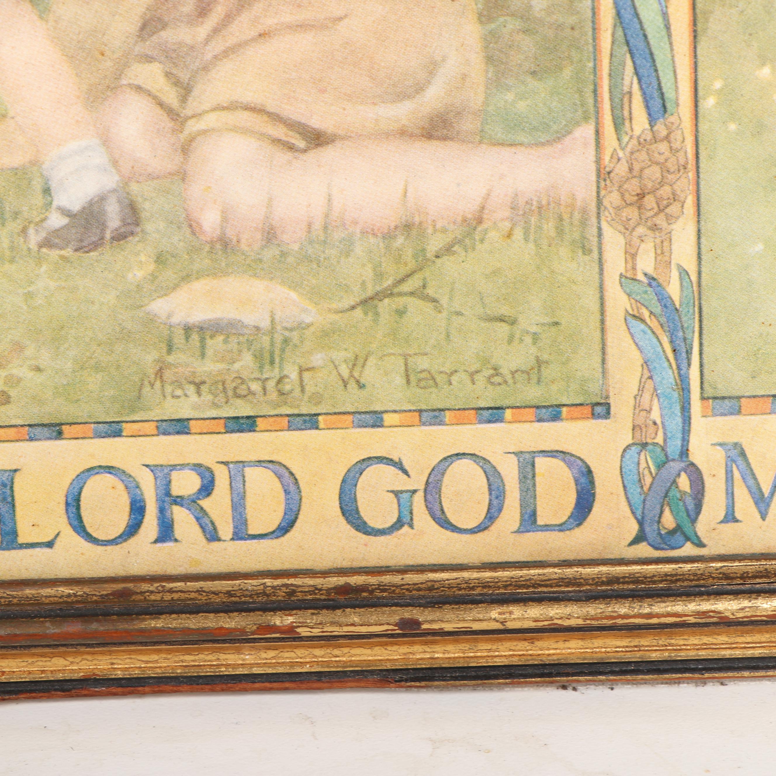 Offset Lithograph after Margaret W. Tarrant "All Things Bright and Beautiful"