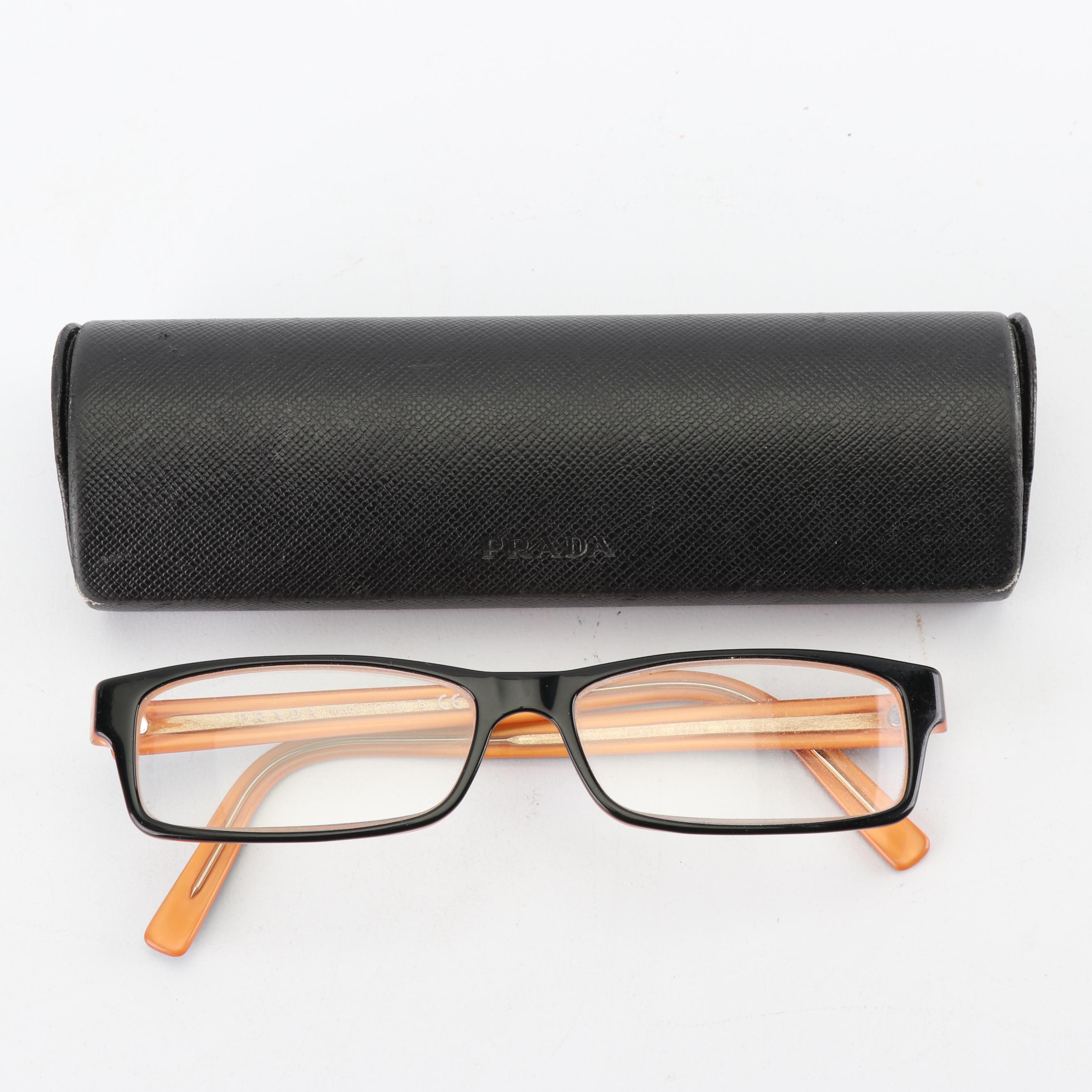 Prada Reading Glasses with Case