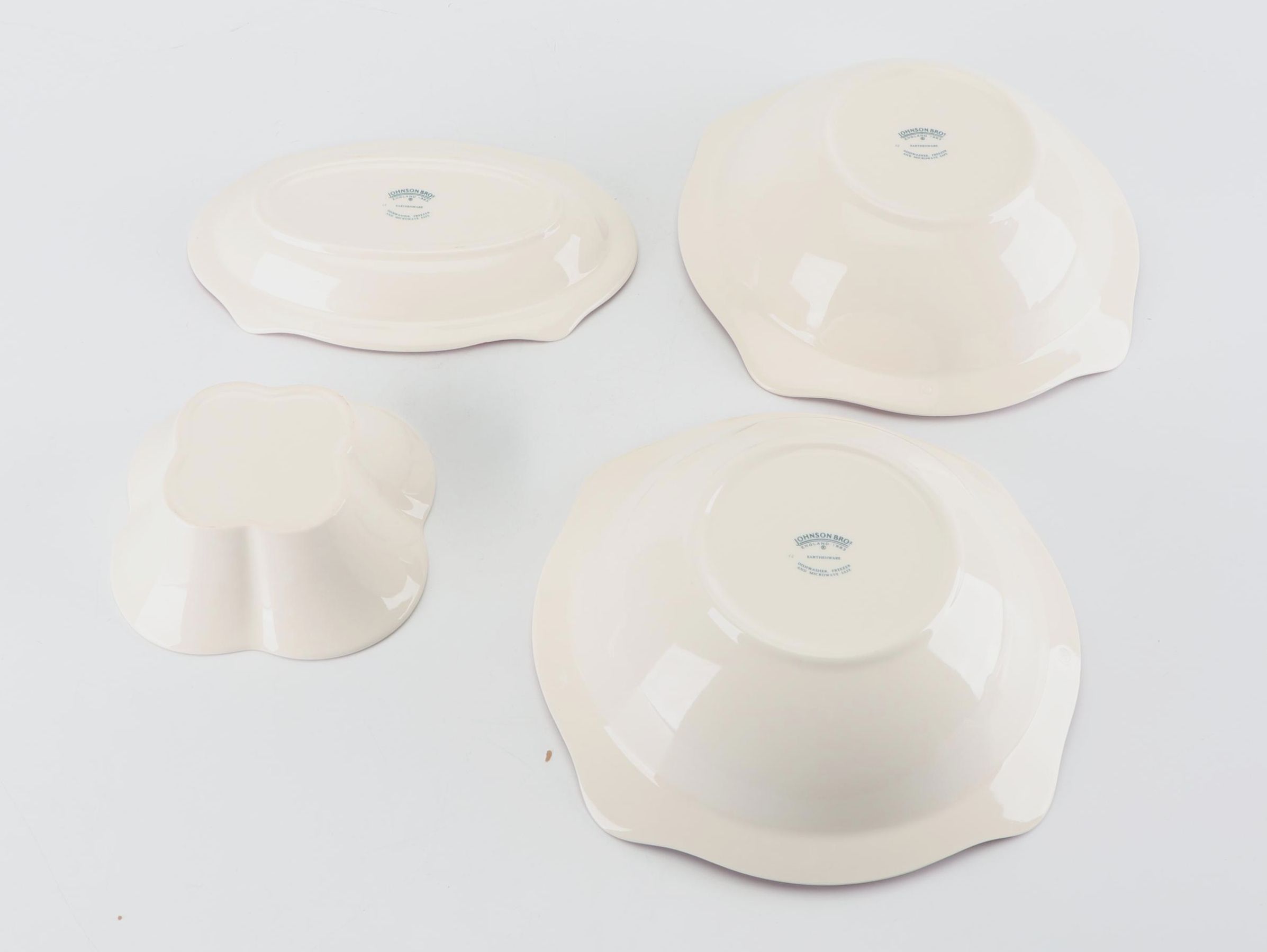 Johnson Brothers "Old Britain Castles" Pink Serveware and Vase