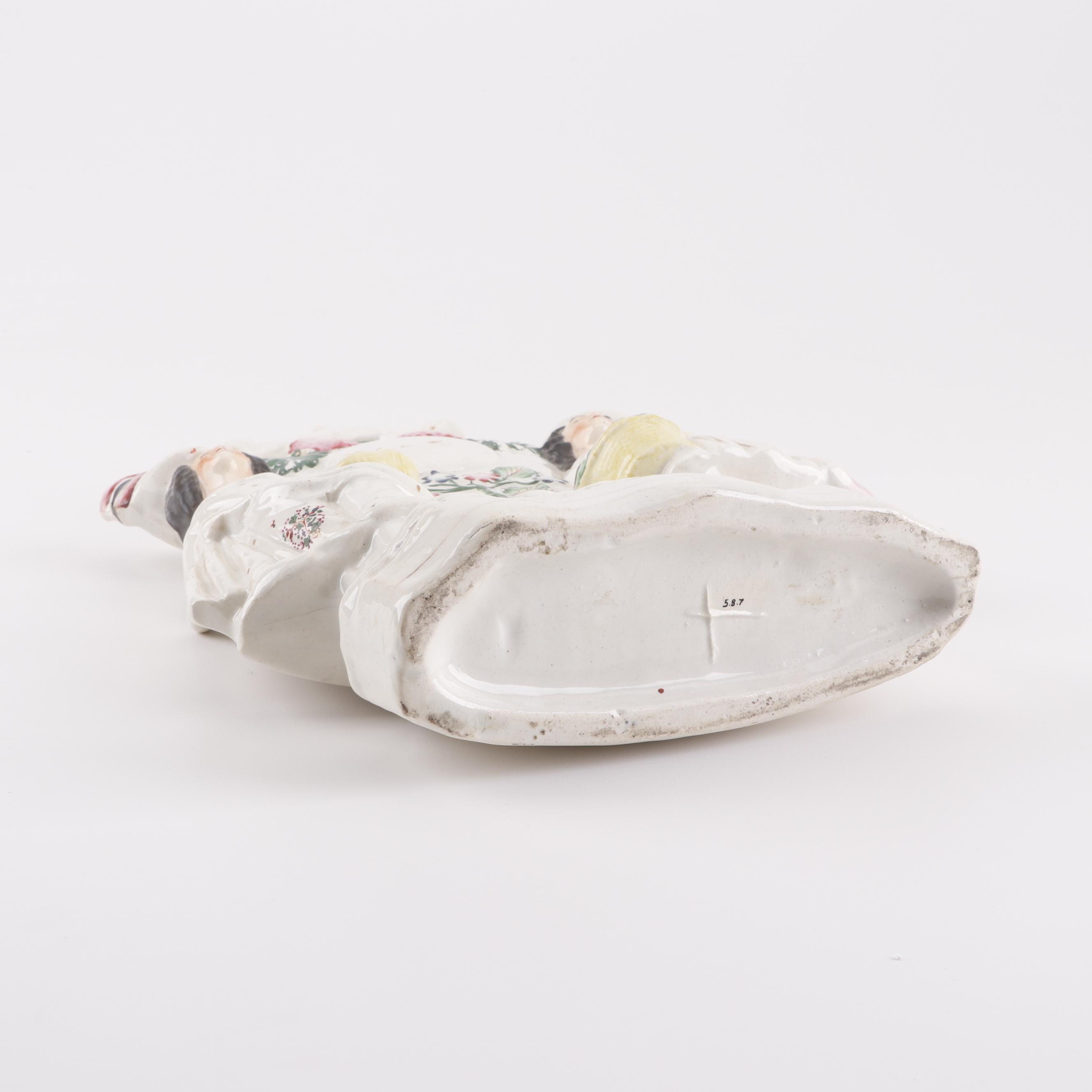 Staffordshire Figurines and Watch Holder