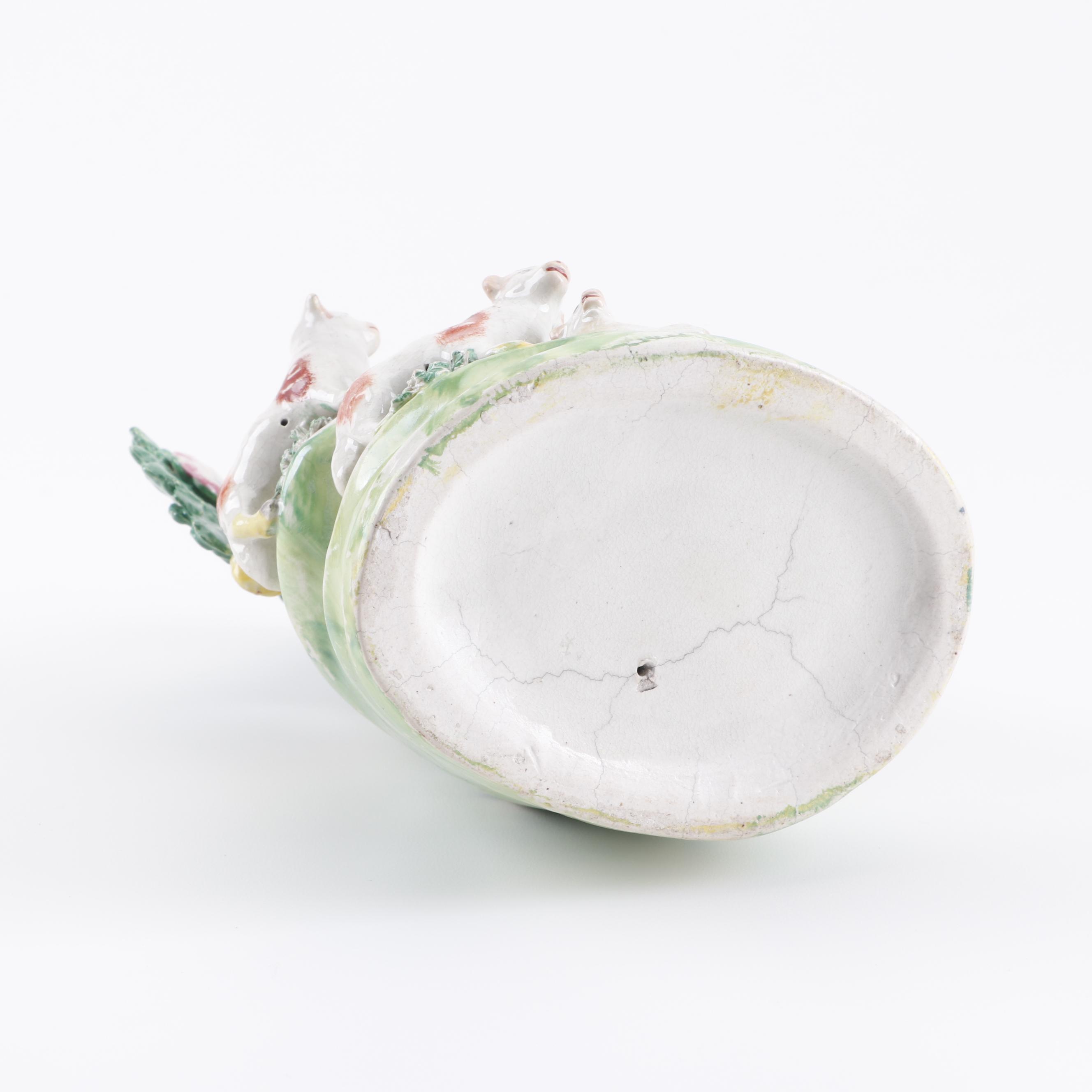 Staffordshire Figurines and Watch Holder