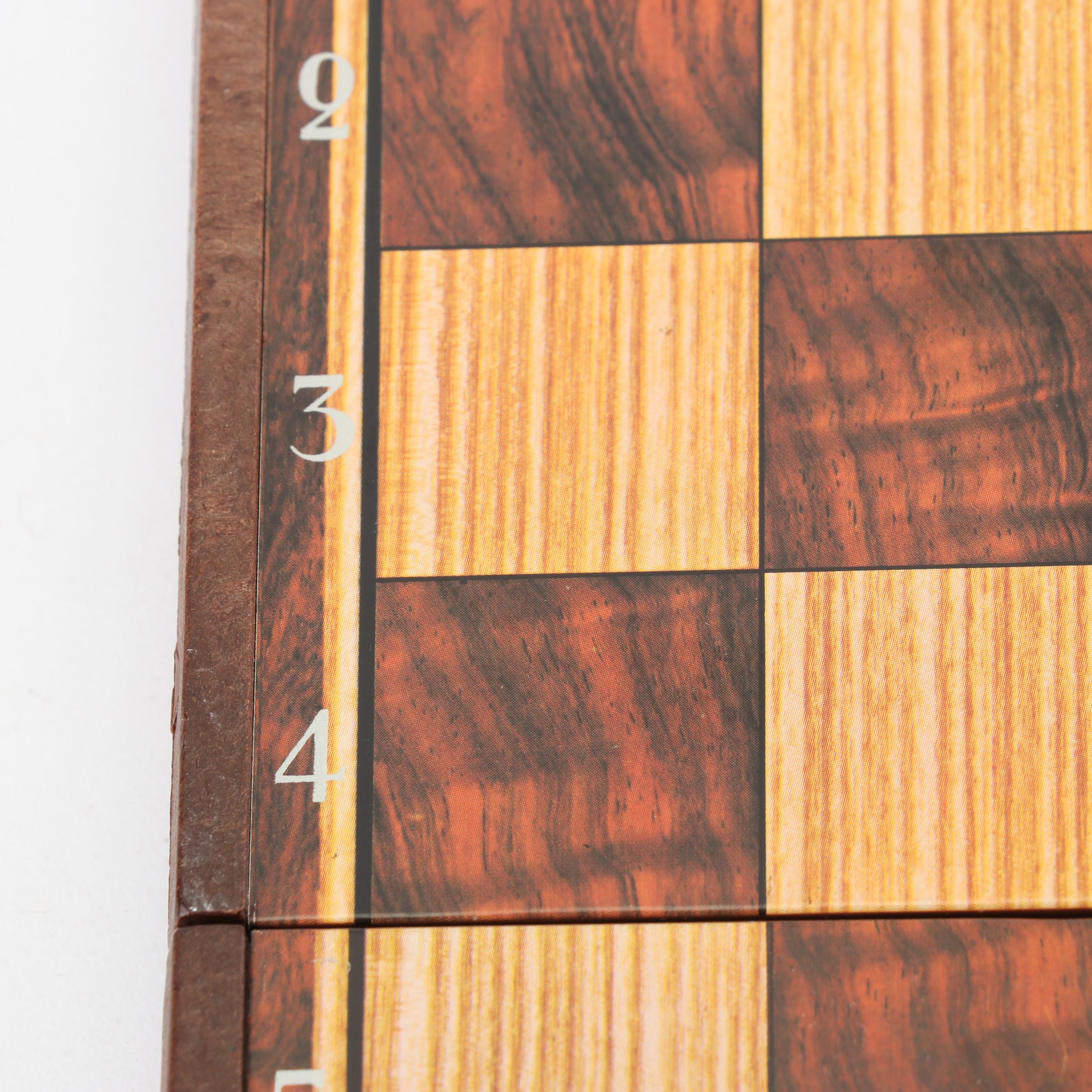 Vintage Spiele Hempfling Chess Clock with Chess Set and Dominoes