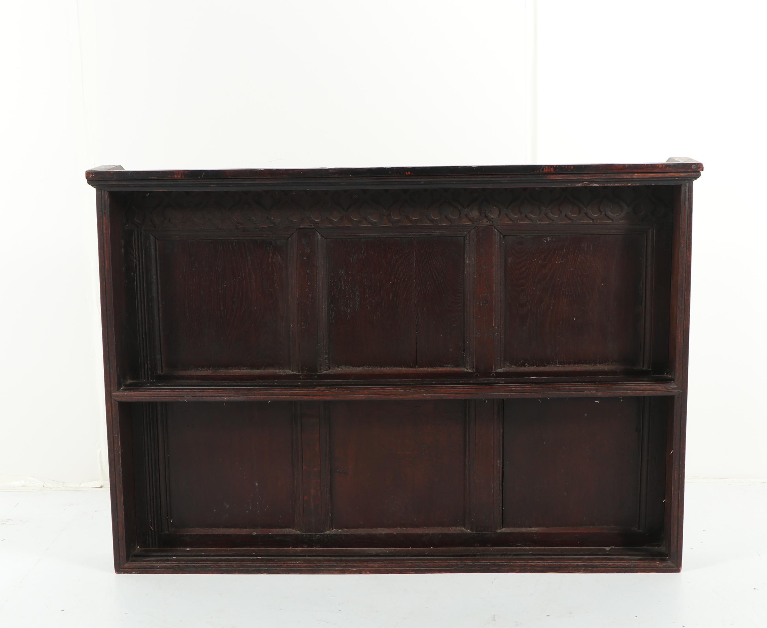 Painted Wooden Hutch Shelving, 19th Century