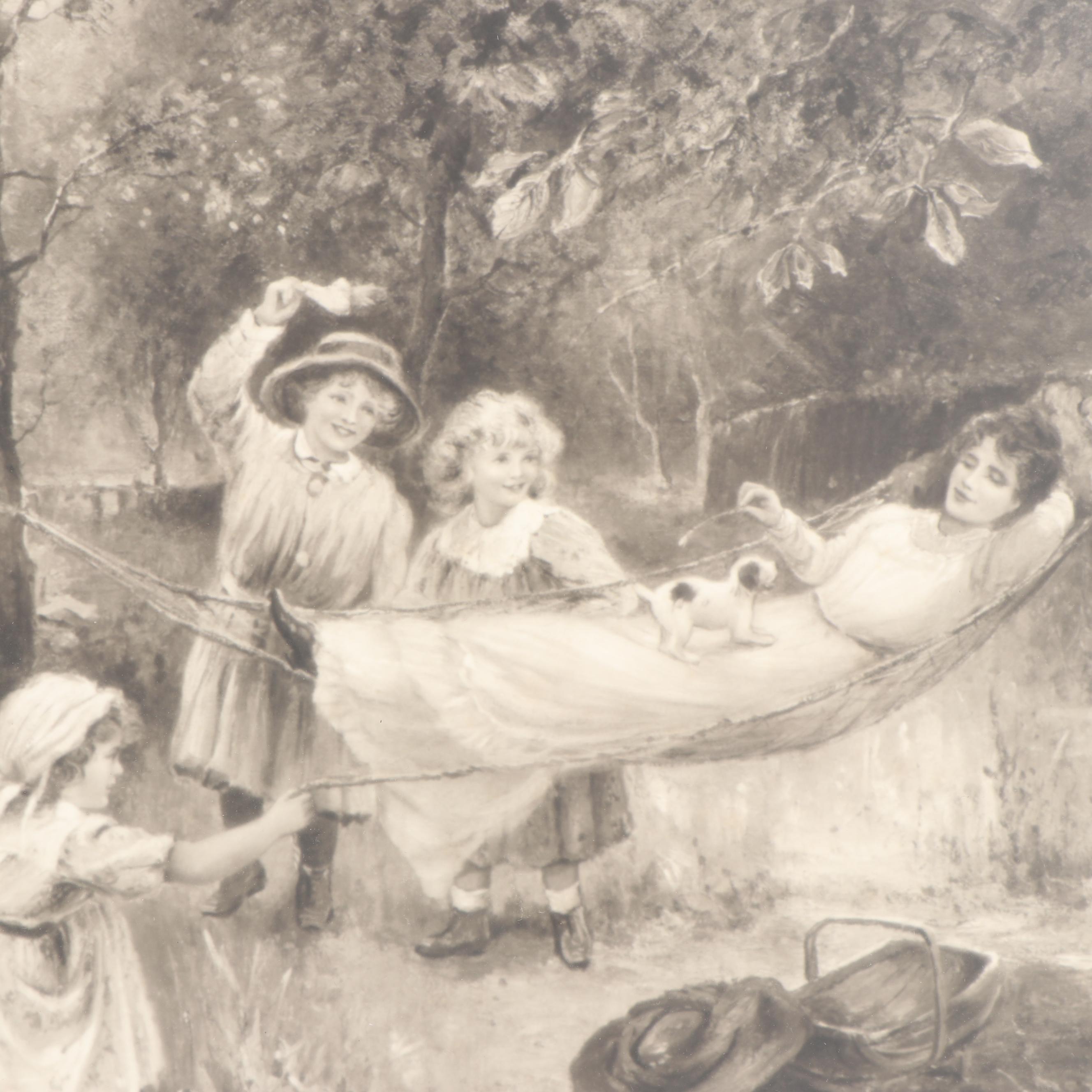 Photogravure after Lilian Murray "A Shady Nook"