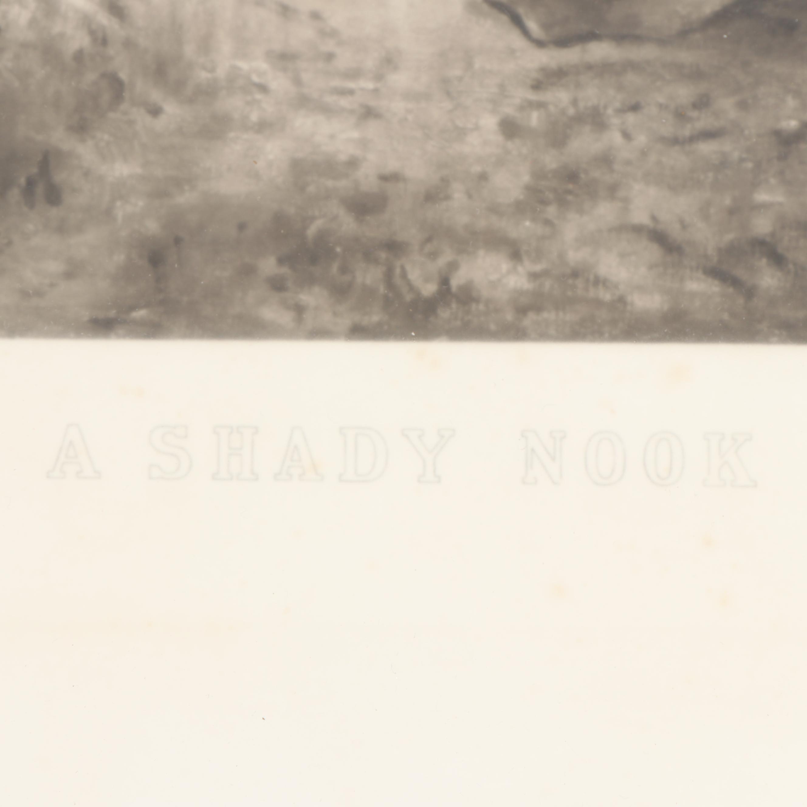 Photogravure after Lilian Murray "A Shady Nook"