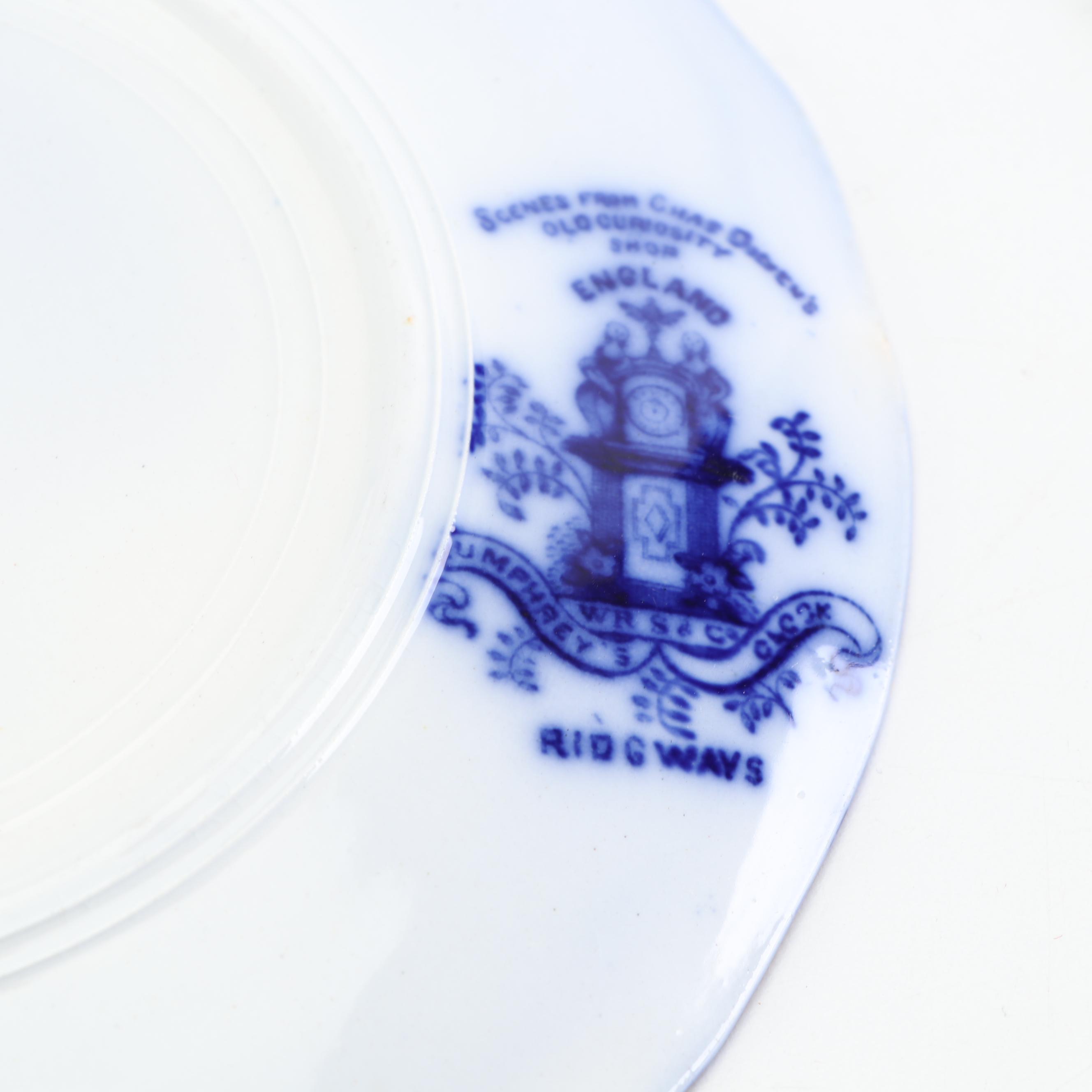Ridgeways "Scenes From Dickens Old Curiosity Shop" Transfer-Printed Dinnerware
