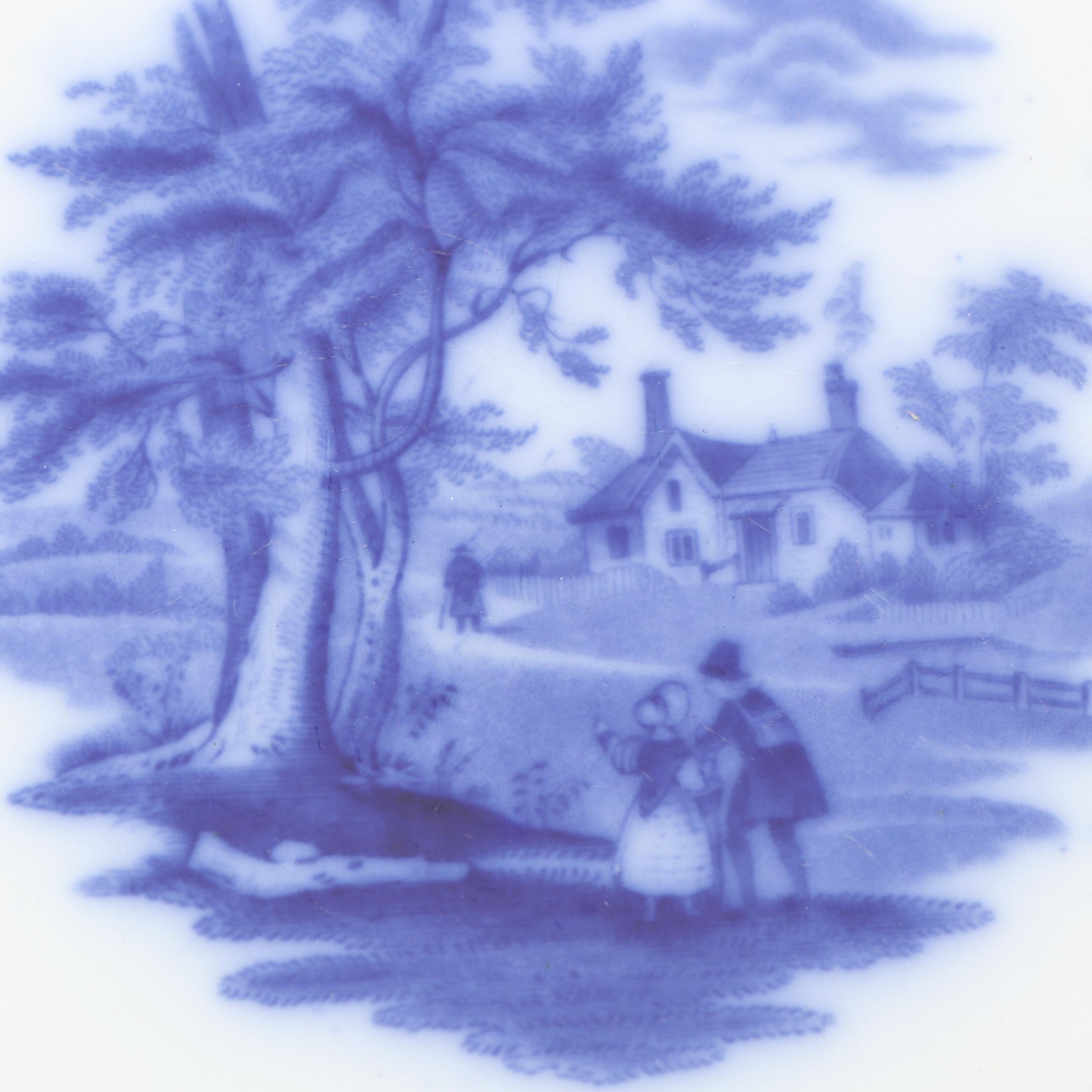 Ridgeways "Scenes From Dickens Old Curiosity Shop" Transfer-Printed Dinnerware