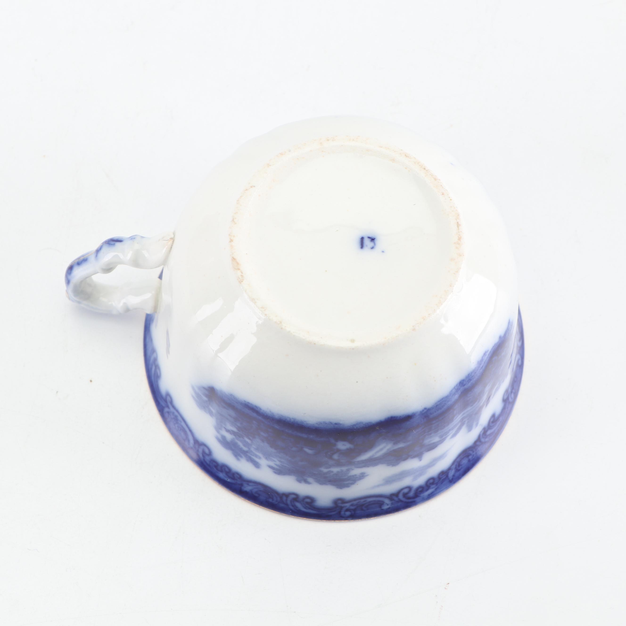 Ridgeways "Scenes From Dickens Old Curiosity Shop" Transfer-Printed Dinnerware