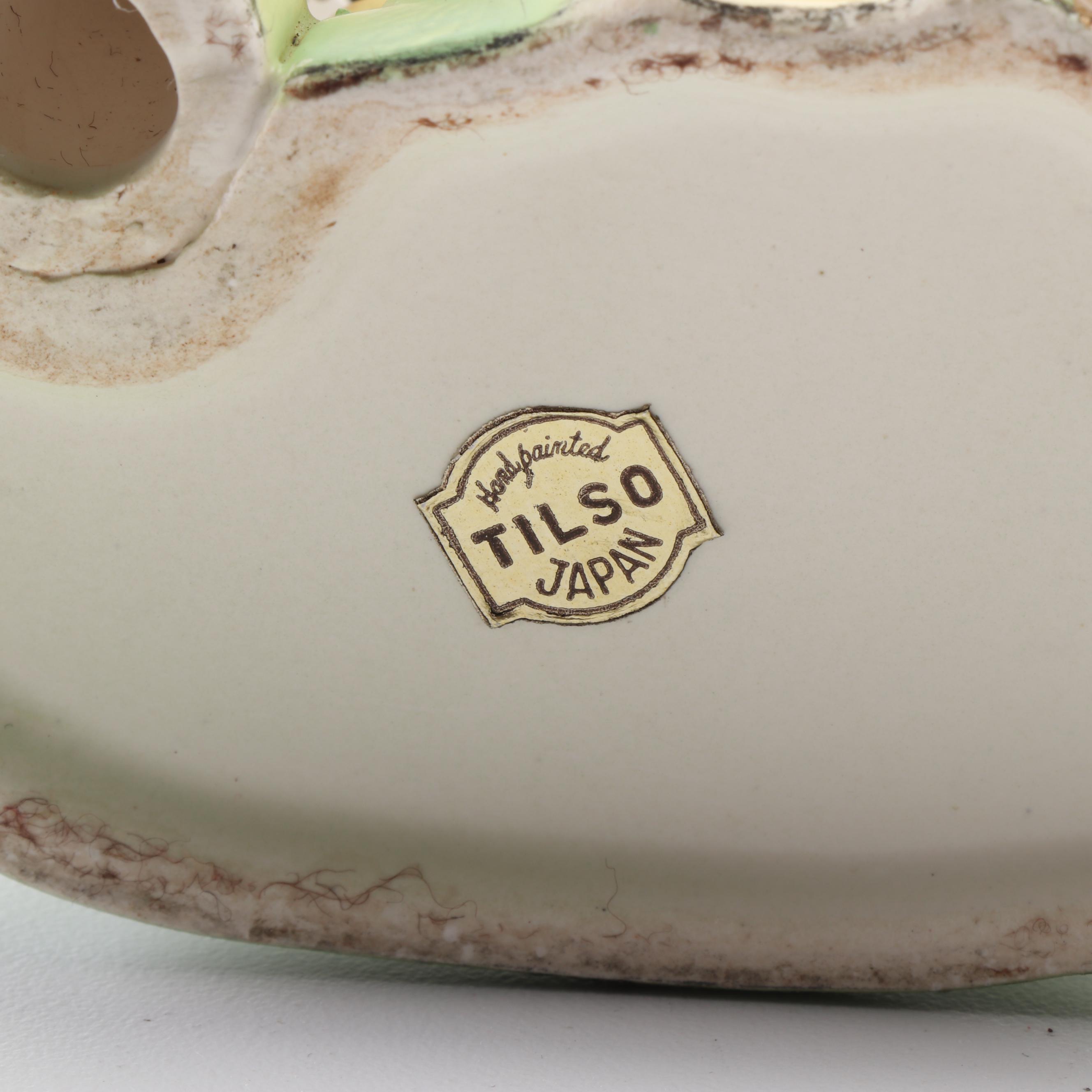 Tilso Japanese "Headache" Hand-Painted Lady Head Vase