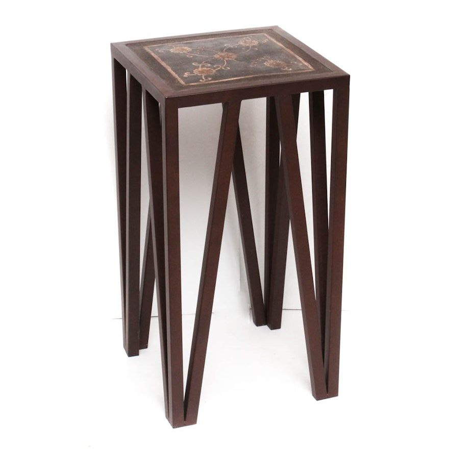 Metal Frame Accent Table