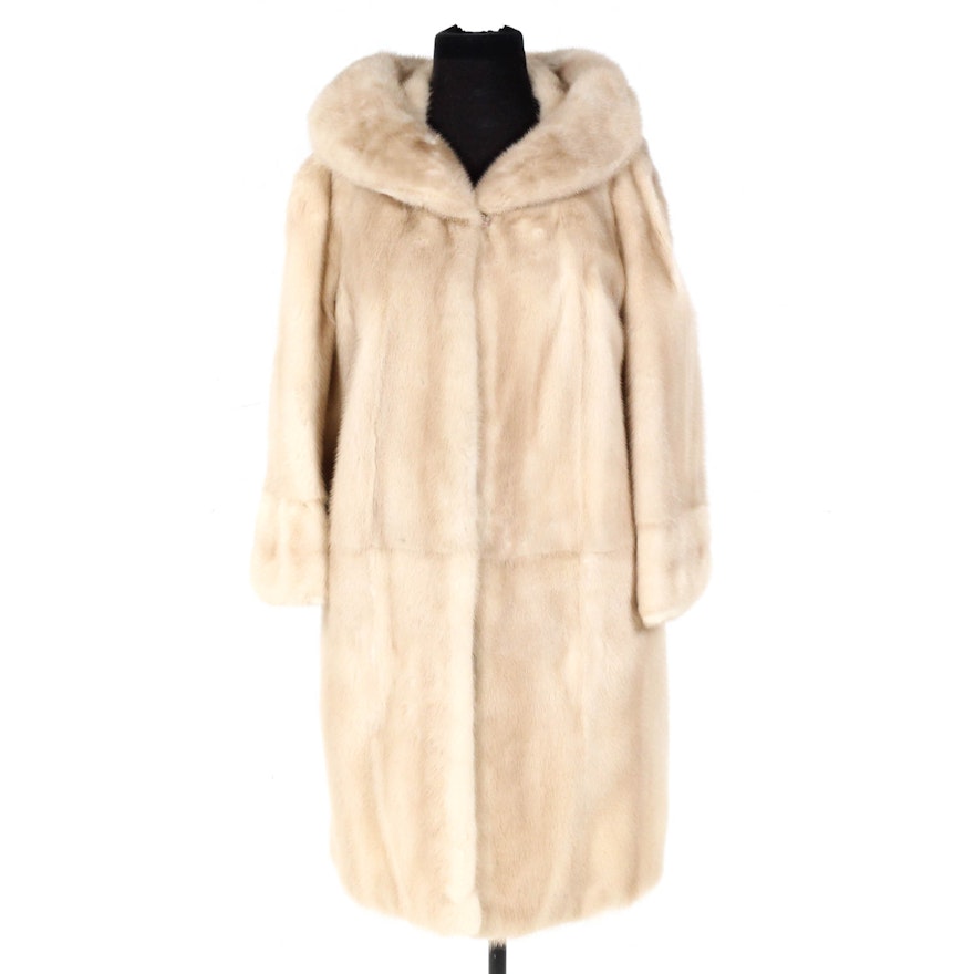 Vintage Pearl Mink Fur Coat