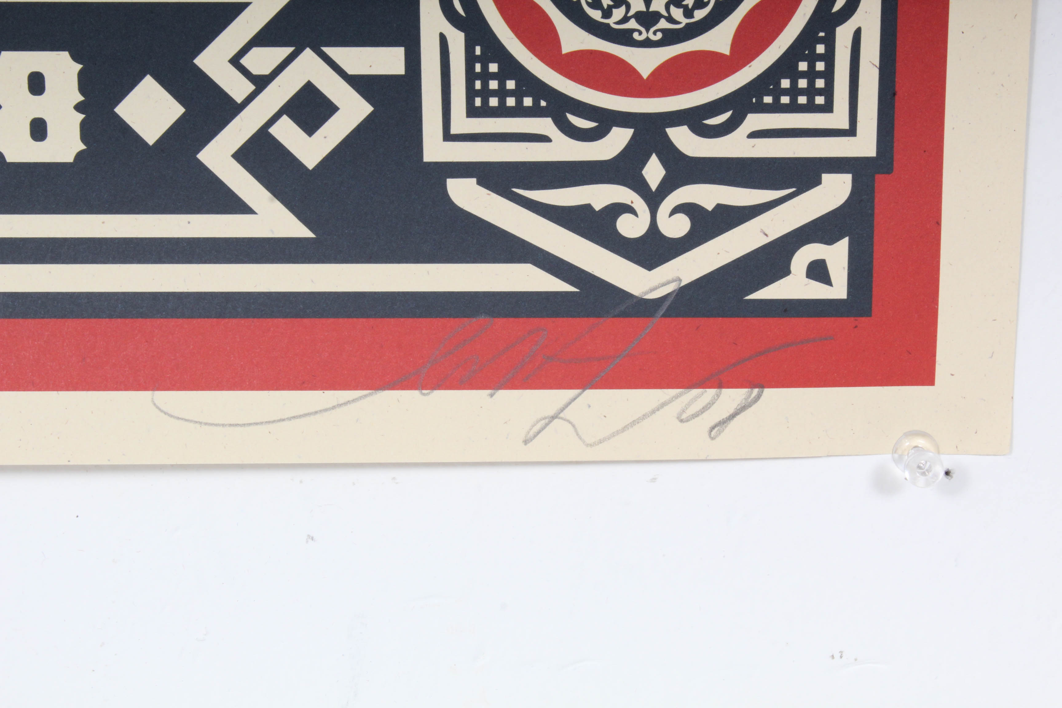 Shepard Fairey Open Edition Offset Print "Yes We Did"