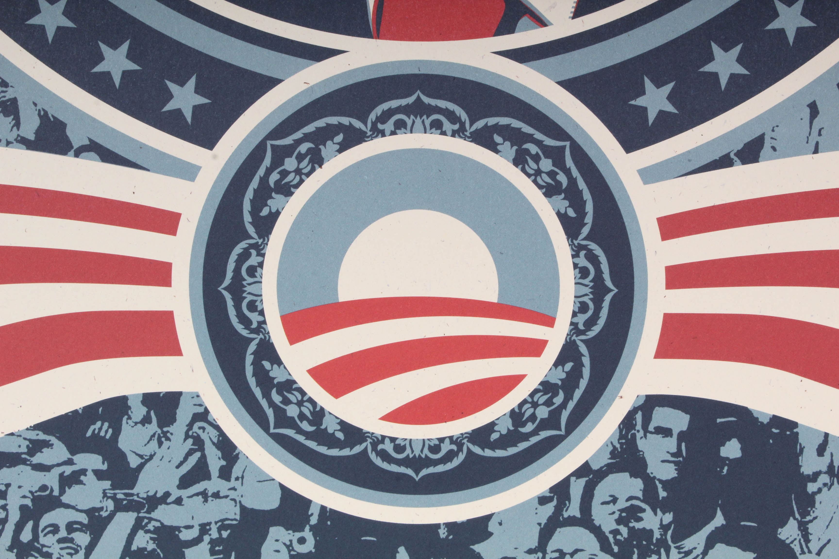 Shepard Fairey Open Edition Offset Print "Yes We Did"