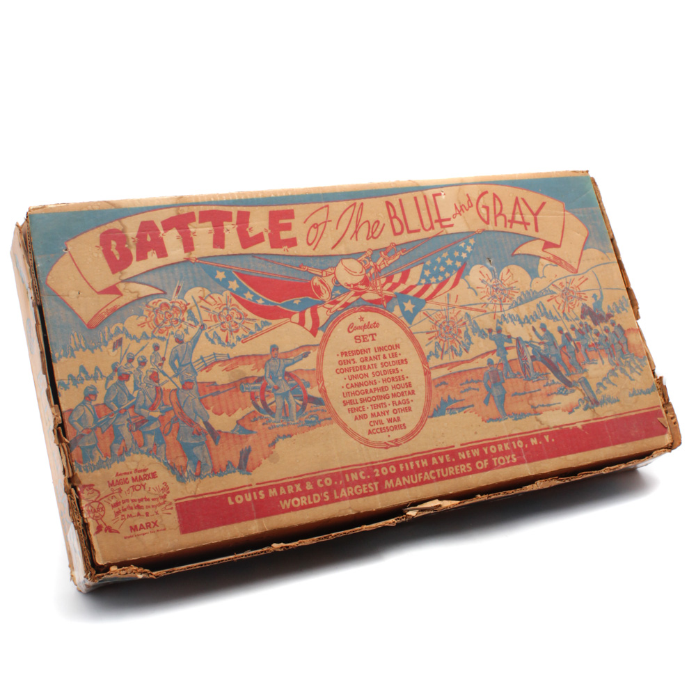 Marx 1962 "The Battle of the Blue and Gray" Playset