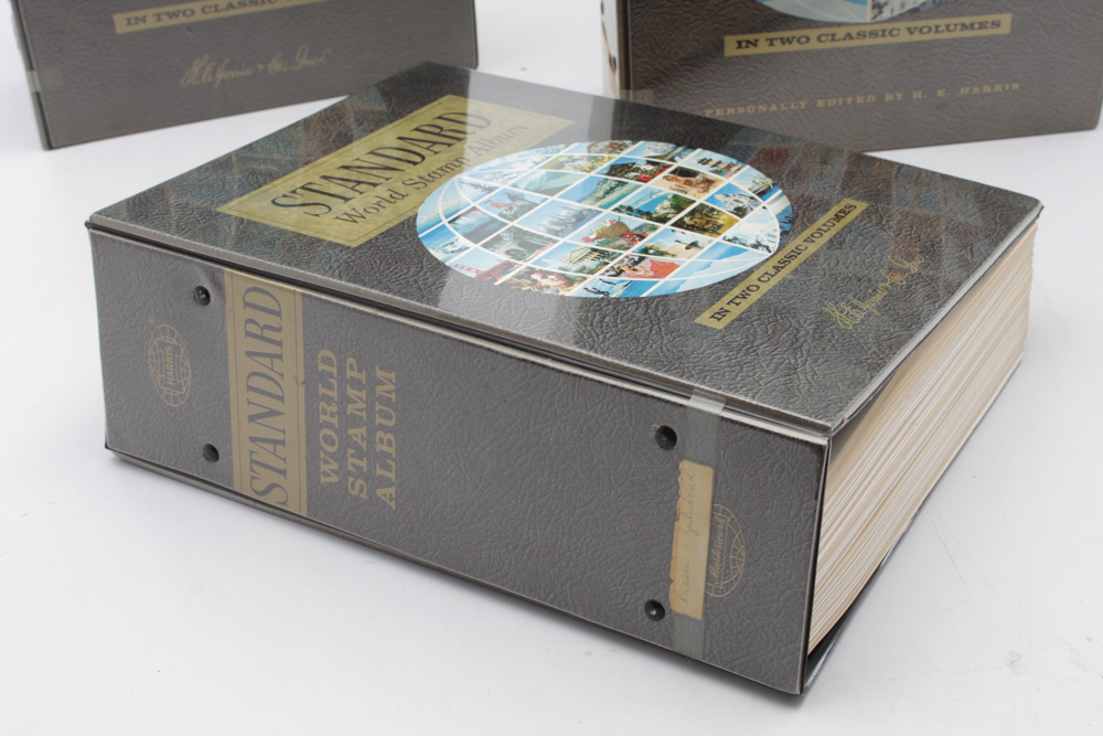 Worldwide Stamp Collection in Harris Binders