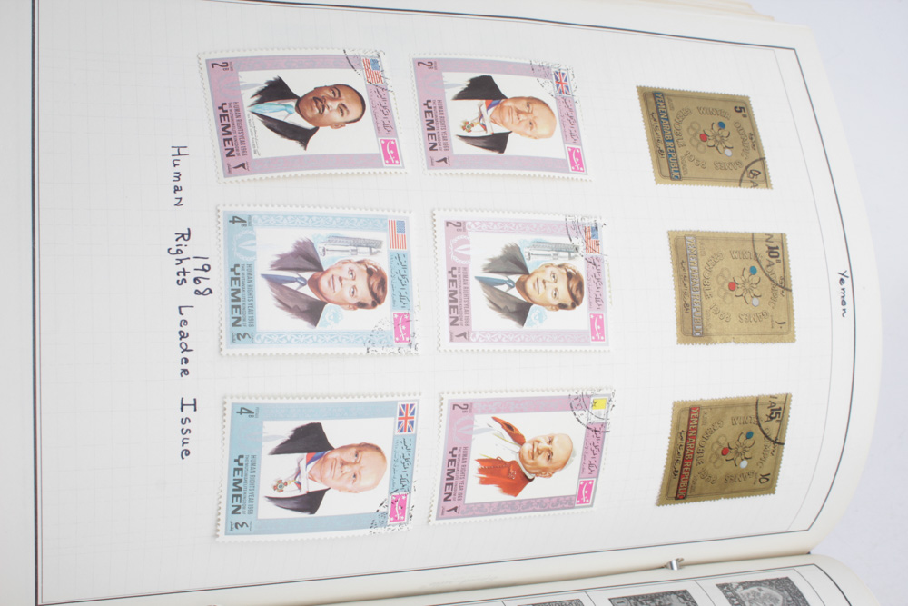 Worldwide Stamp Collection in Harris Binders