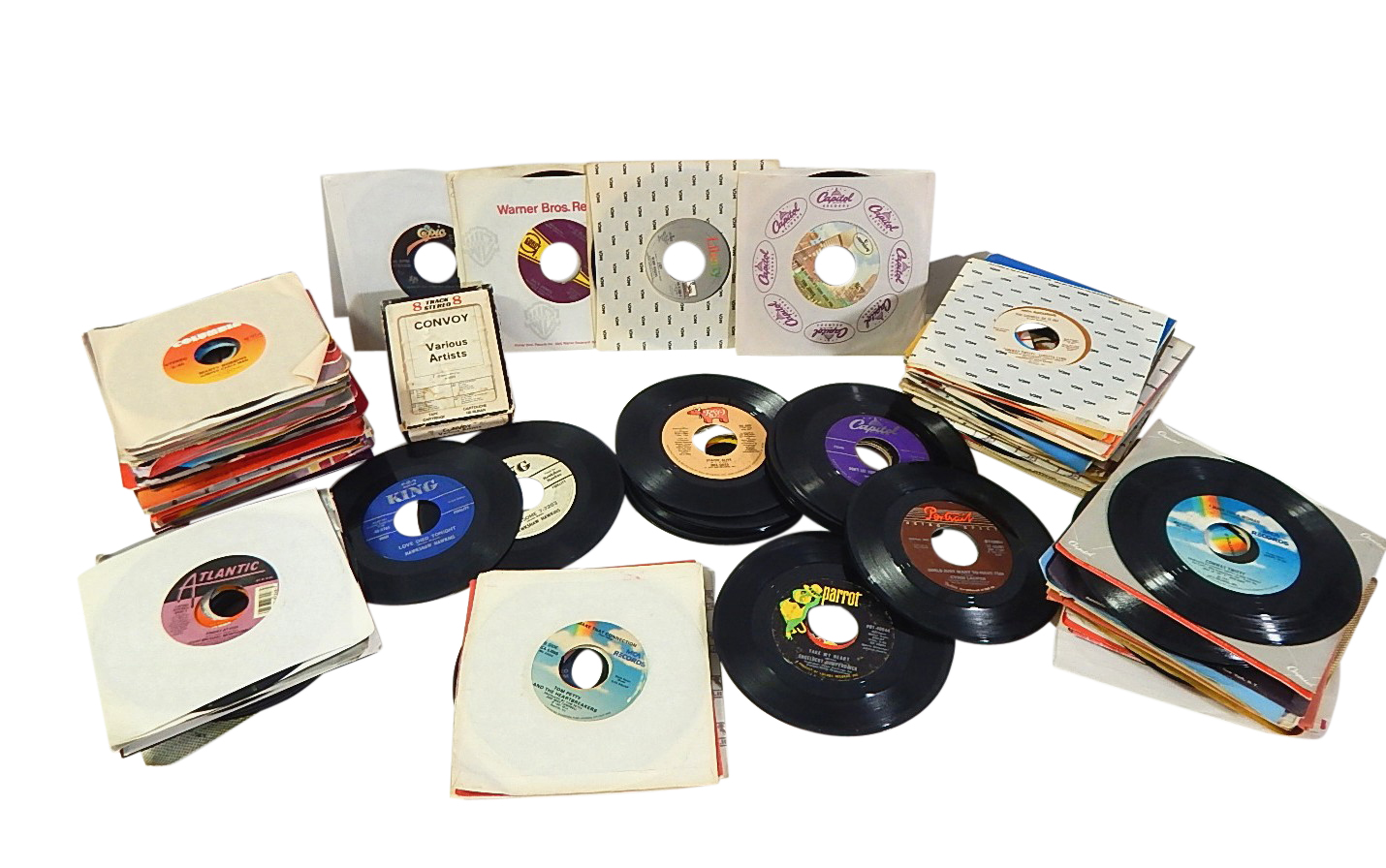 Vintage 45 RPM Jukebox Record Albums - Rock, Country, Pop - Over 170 Count