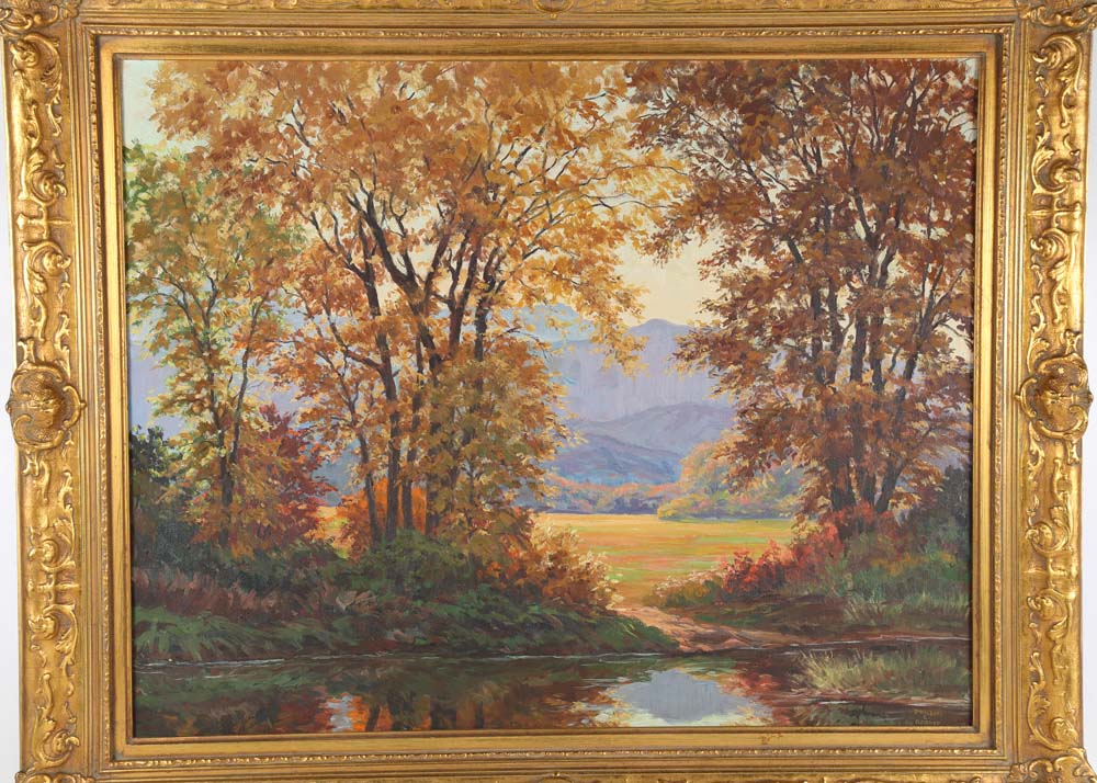 Phillips E. Osgood Oil Landscape Painting