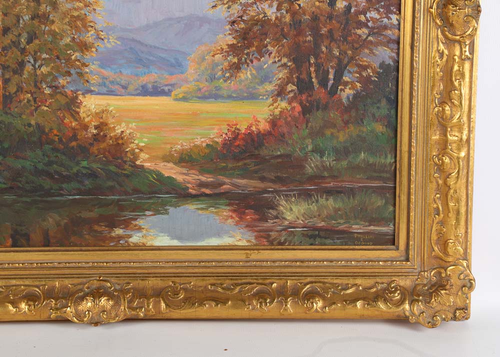 Phillips E. Osgood Oil Landscape Painting