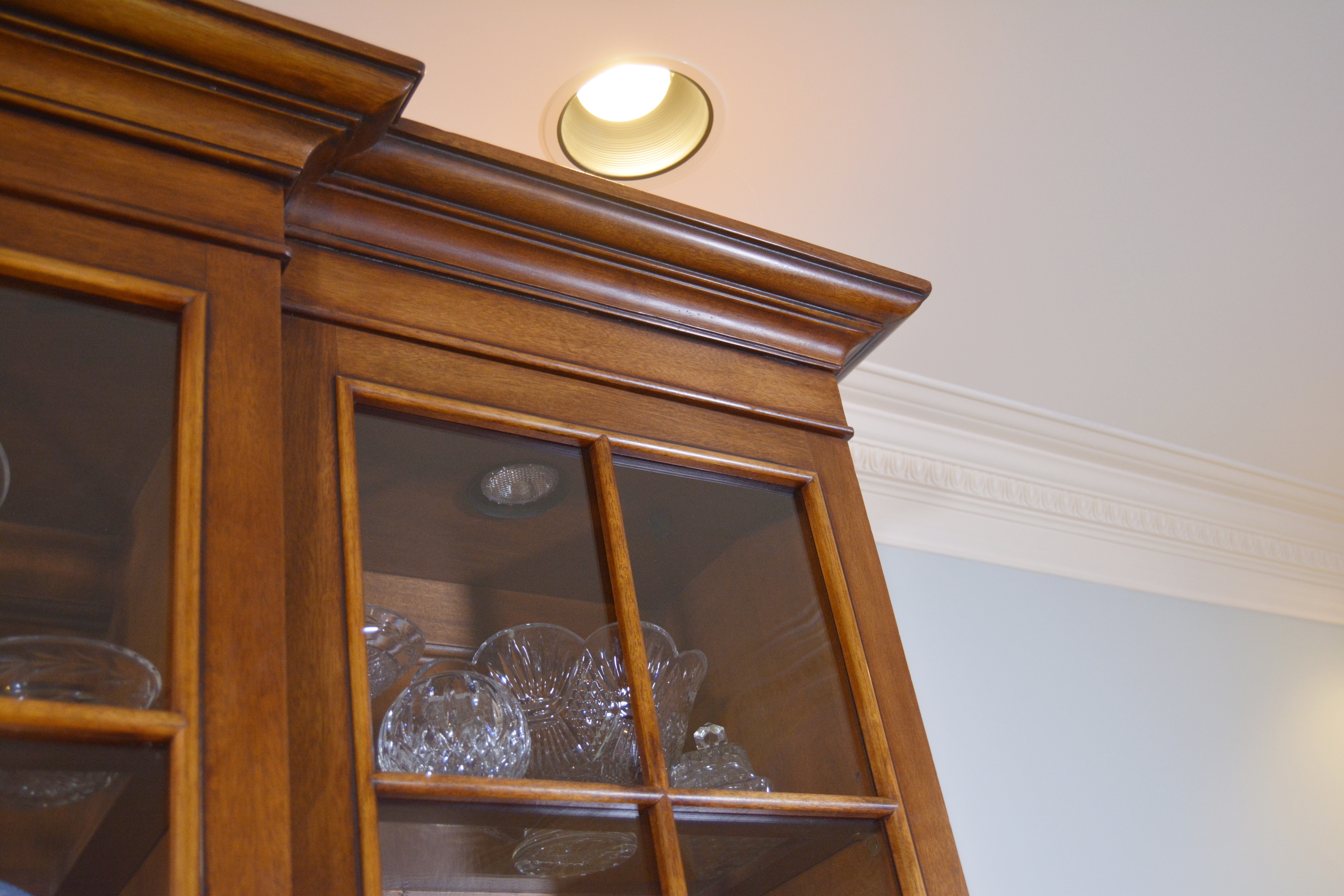 Contemporary Breakfront China Cabinet by Henredon Registry, First Edition, No 12