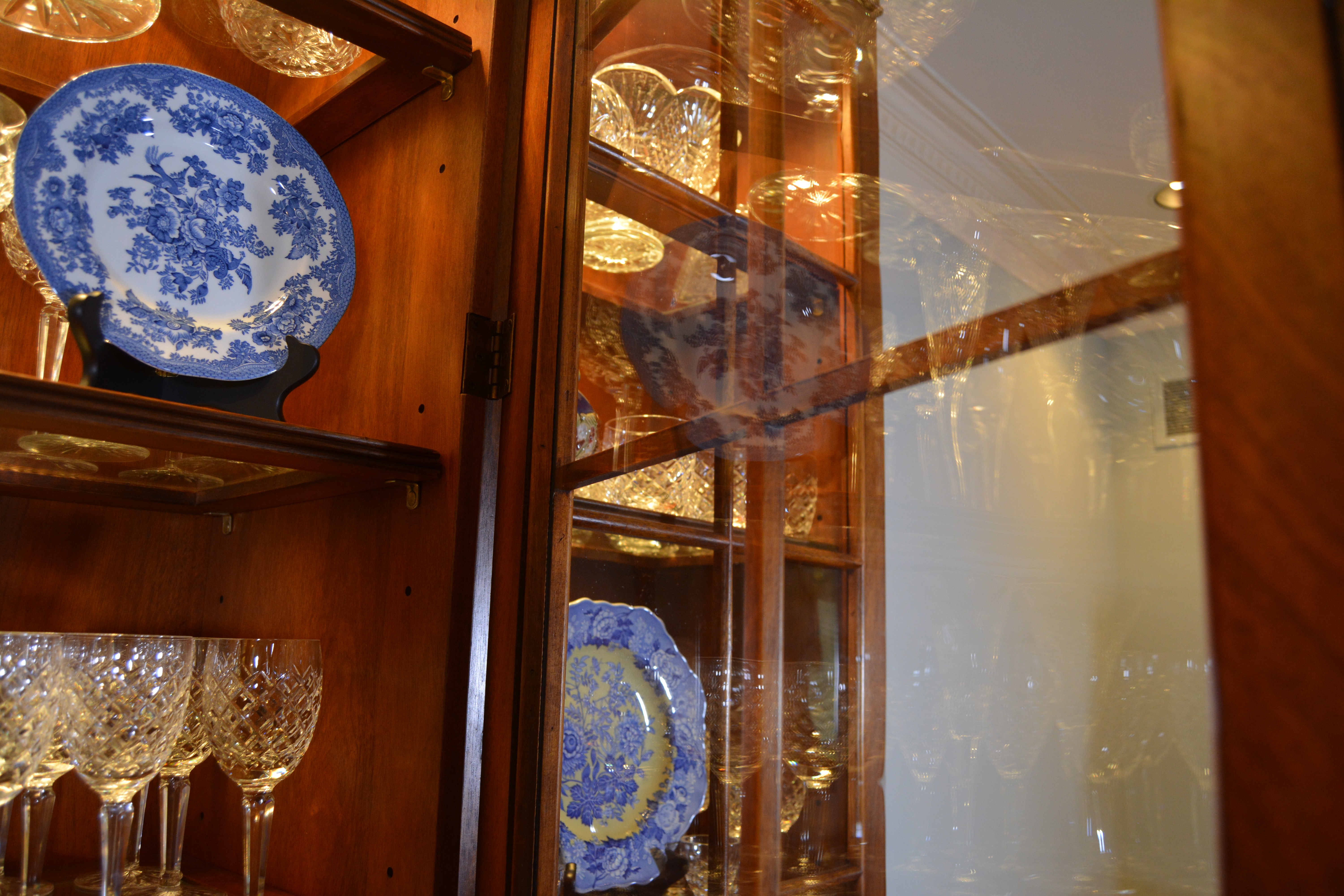 Contemporary Breakfront China Cabinet by Henredon Registry, First Edition, No 12