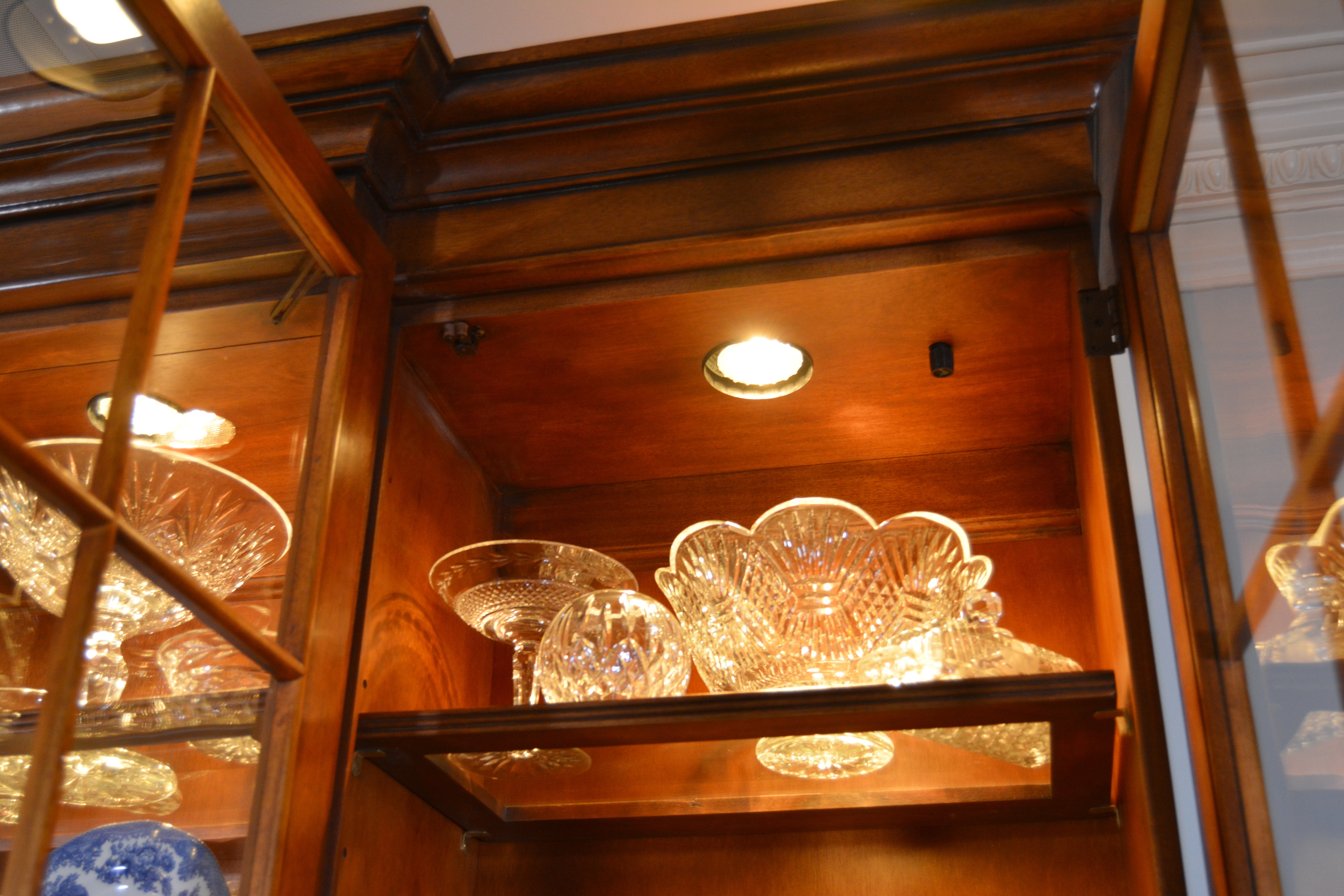 Contemporary Breakfront China Cabinet by Henredon Registry, First Edition, No 12