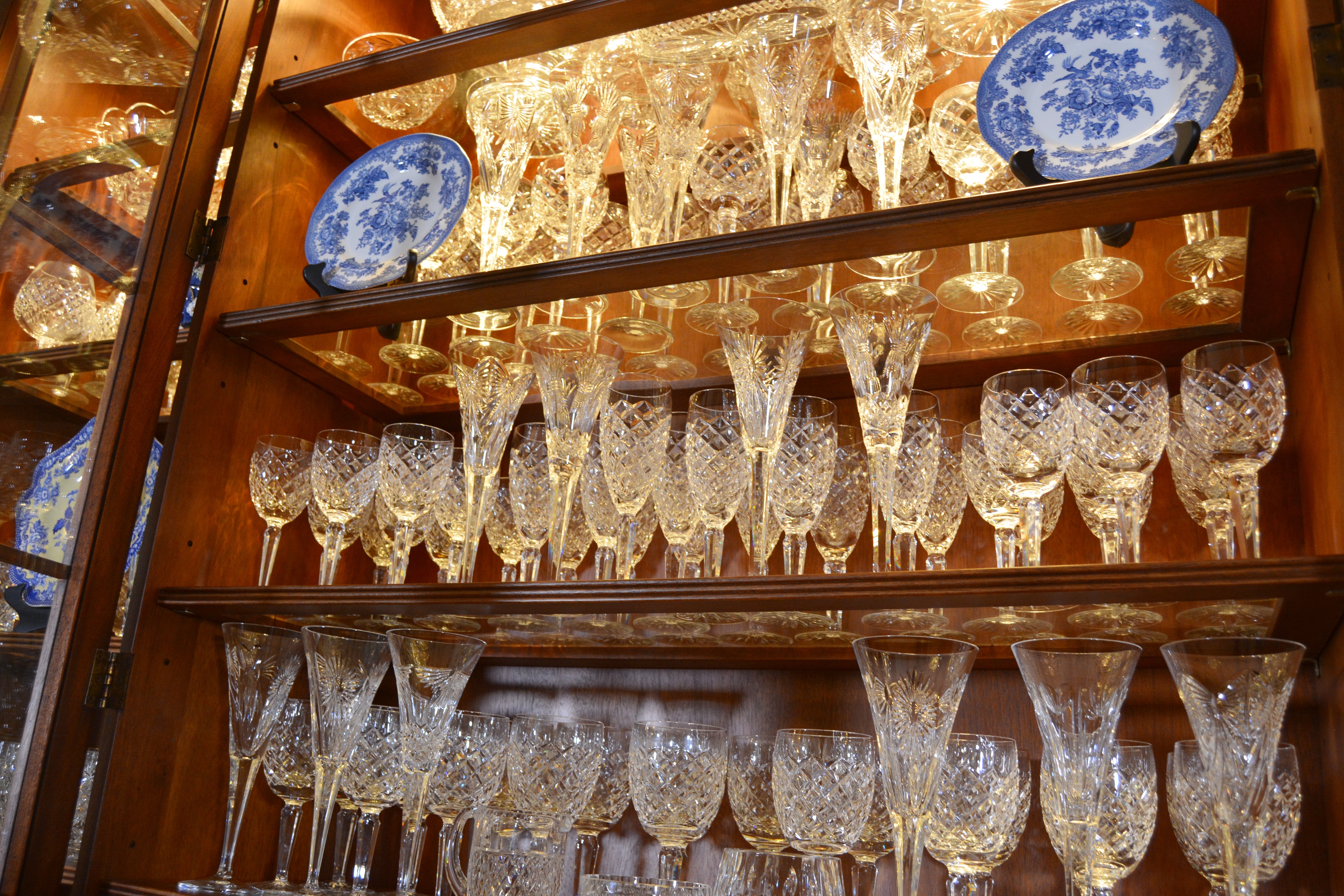 Contemporary Breakfront China Cabinet by Henredon Registry, First Edition, No 12