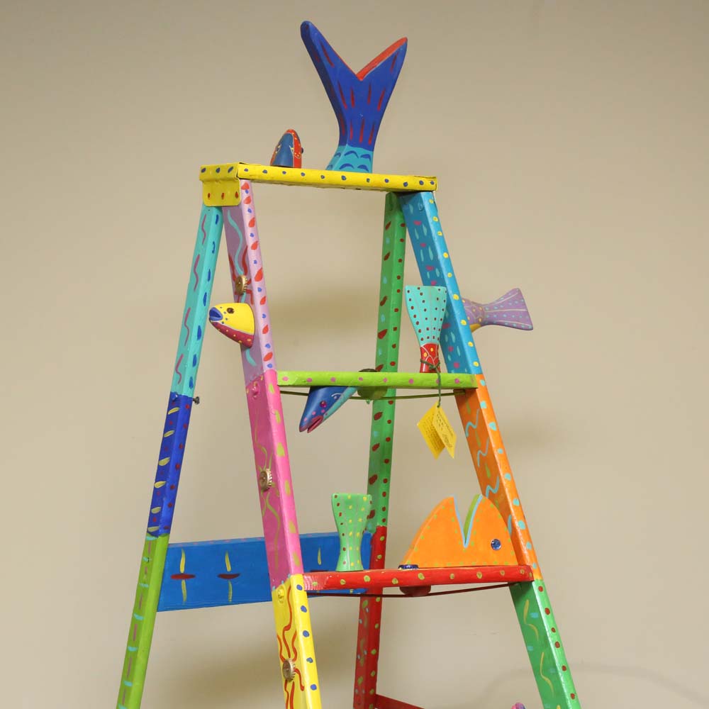 Tom Blunt Folk Art Ladder