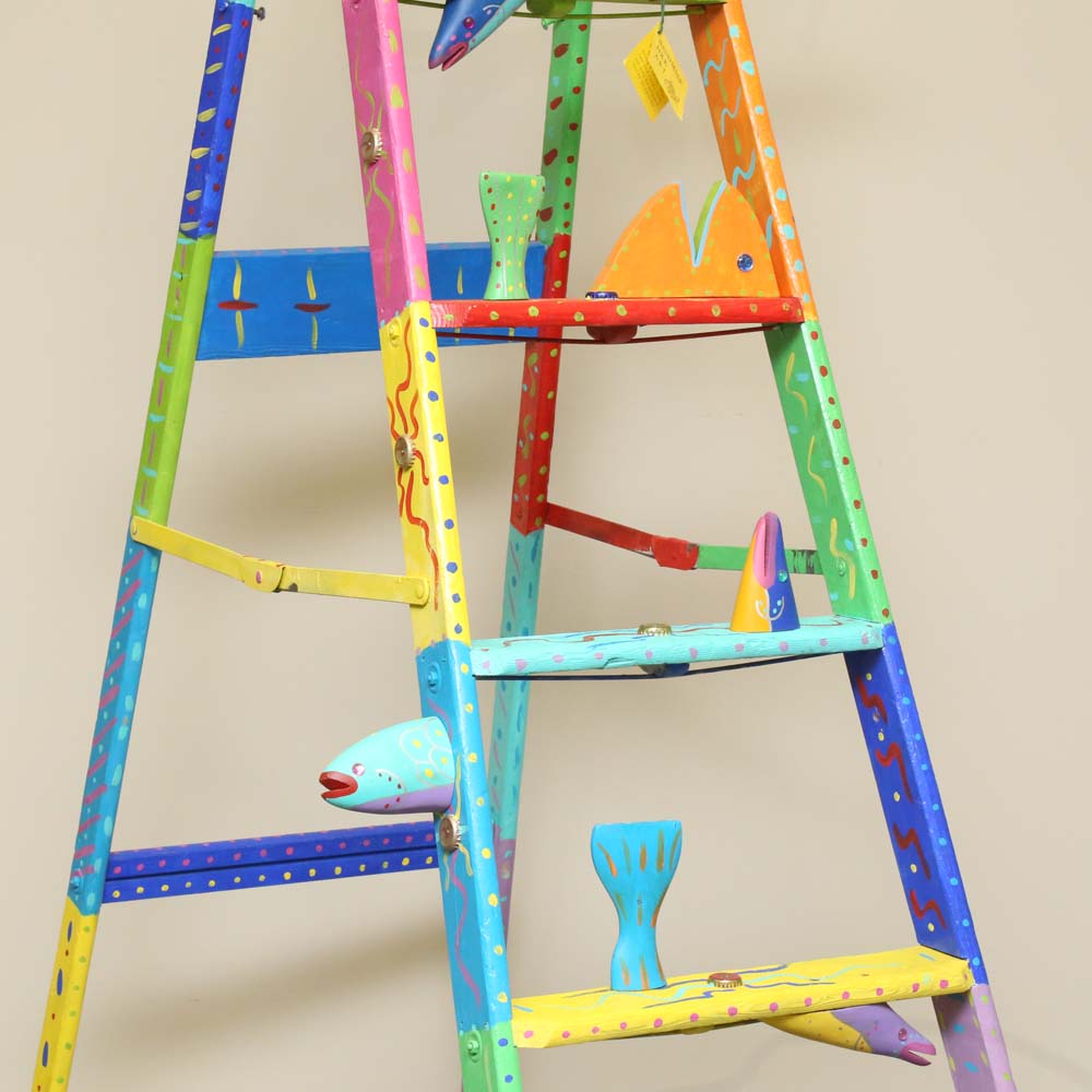 Tom Blunt Folk Art Ladder