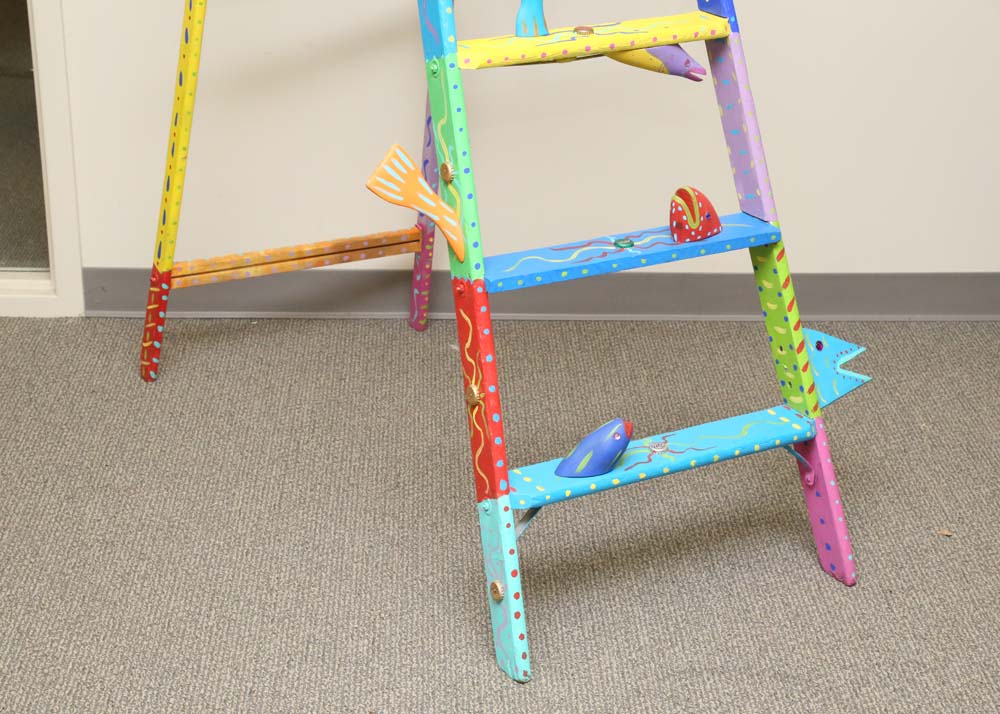 Tom Blunt Folk Art Ladder