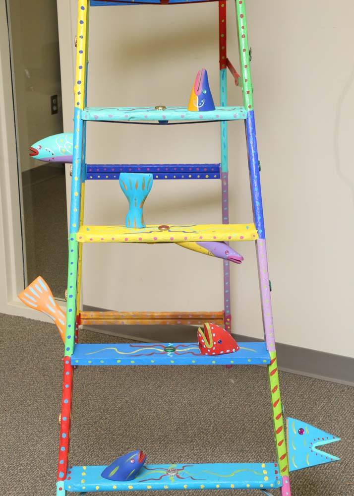 Tom Blunt Folk Art Ladder