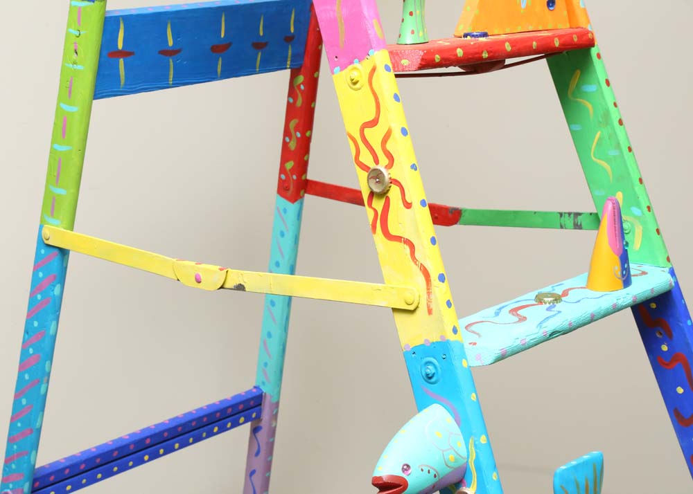 Tom Blunt Folk Art Ladder