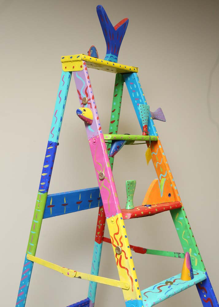 Tom Blunt Folk Art Ladder