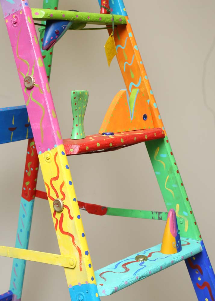 Tom Blunt Folk Art Ladder