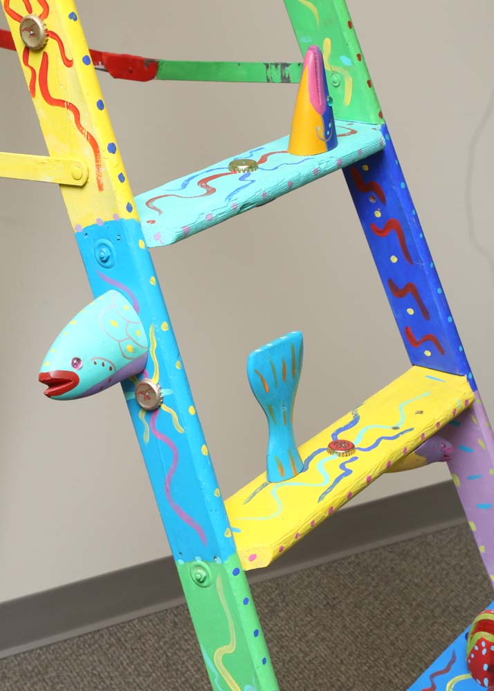 Tom Blunt Folk Art Ladder