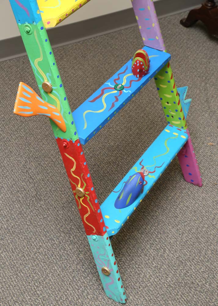 Tom Blunt Folk Art Ladder