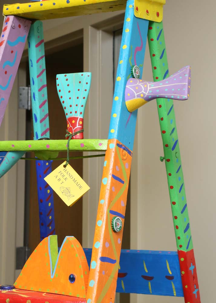 Tom Blunt Folk Art Ladder