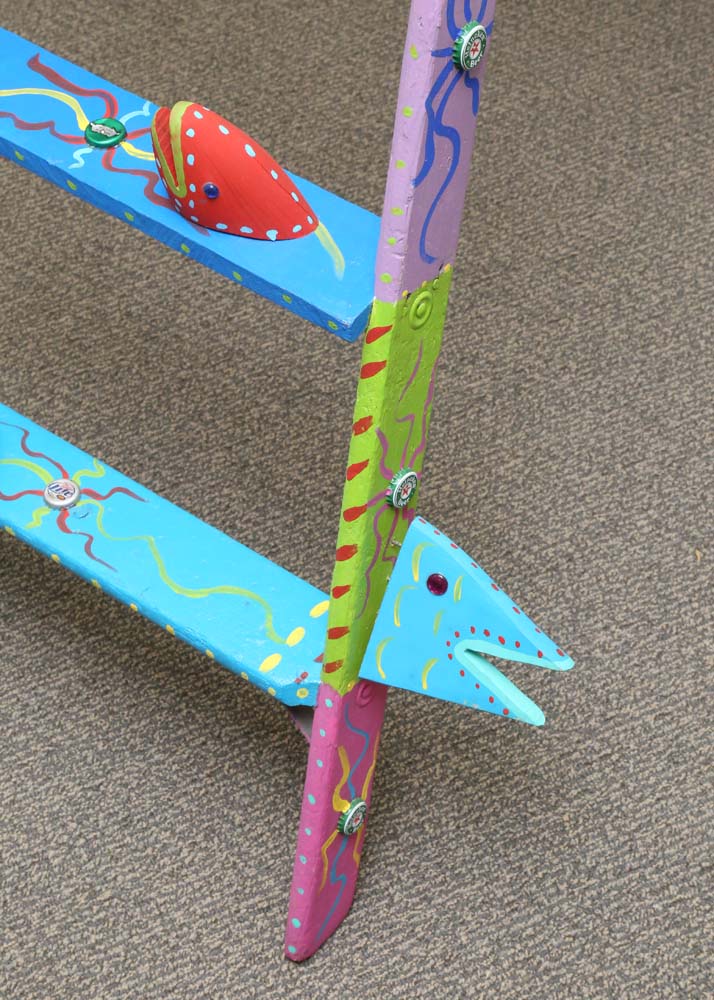 Tom Blunt Folk Art Ladder