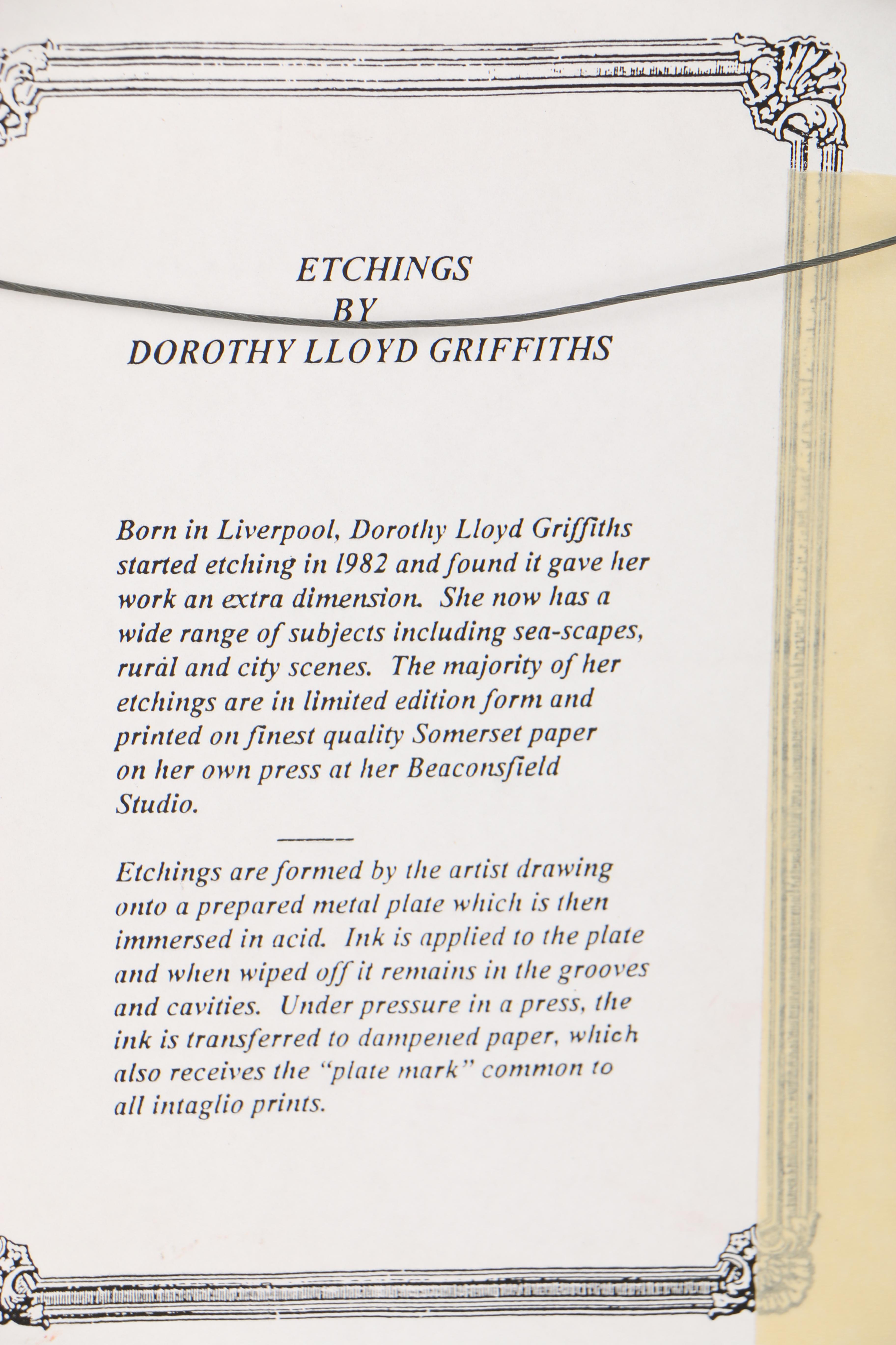 Dorothy Lloyd Griffiths Limited Edition Etchings
